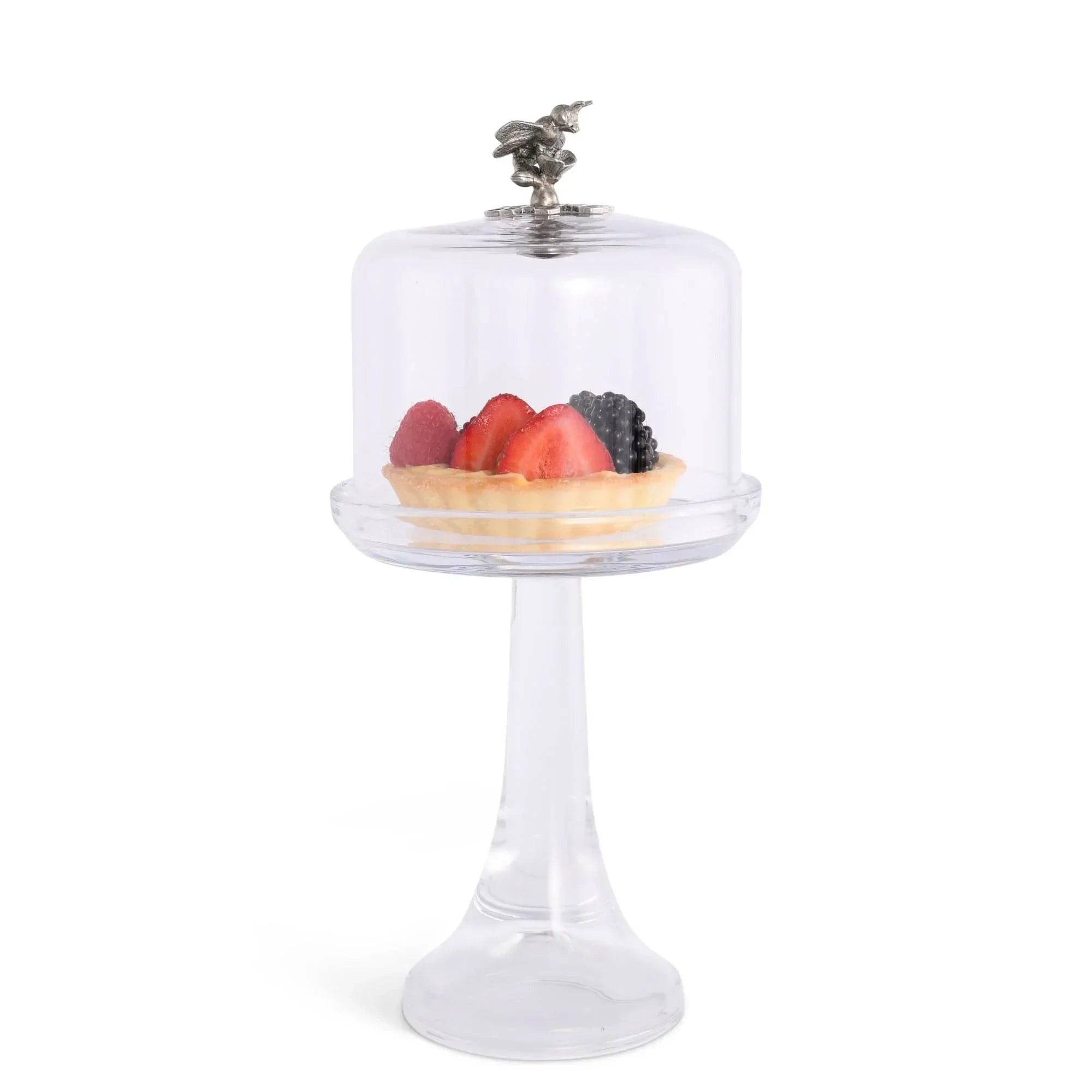 Honey Bee Glass Covered Cake / Dessert Stand - Thumbnail 2