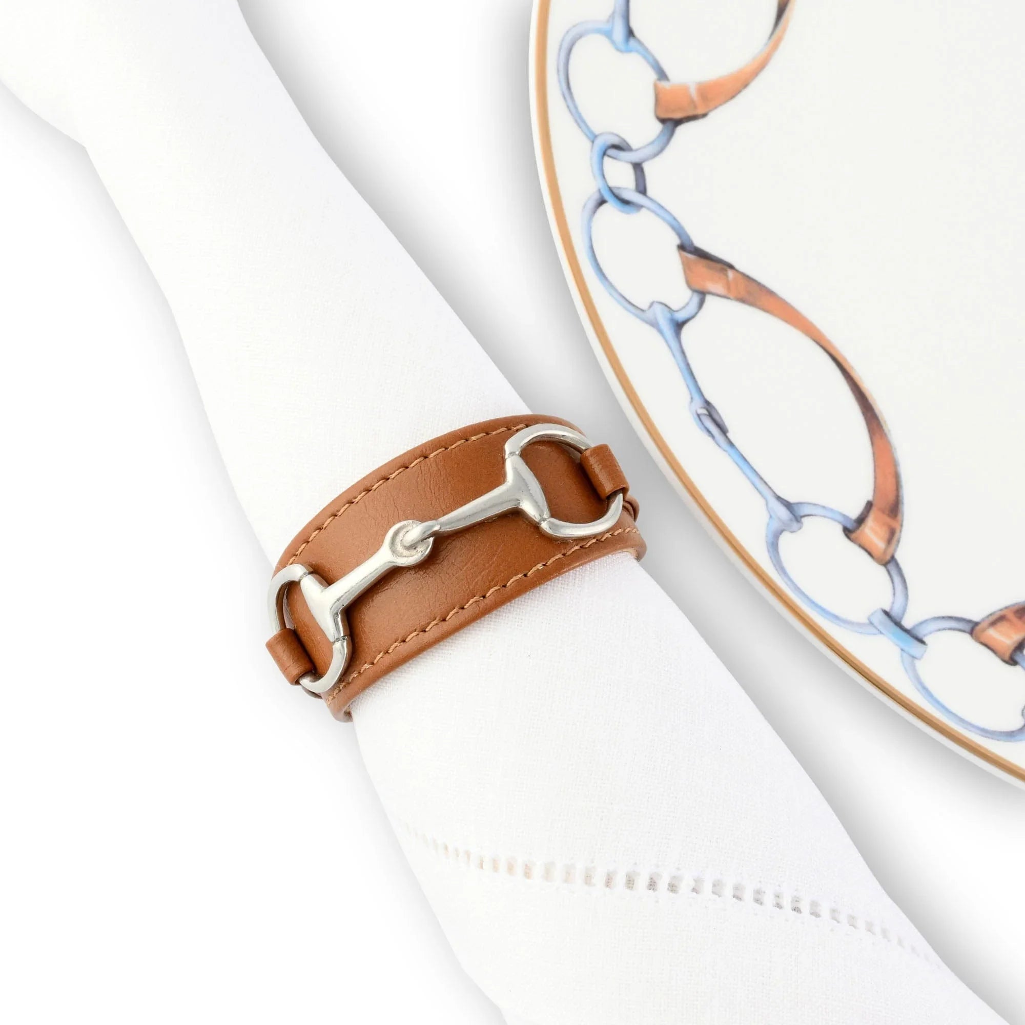 Bit Vegan Leather Napkin Ring - The Mayfair Hall