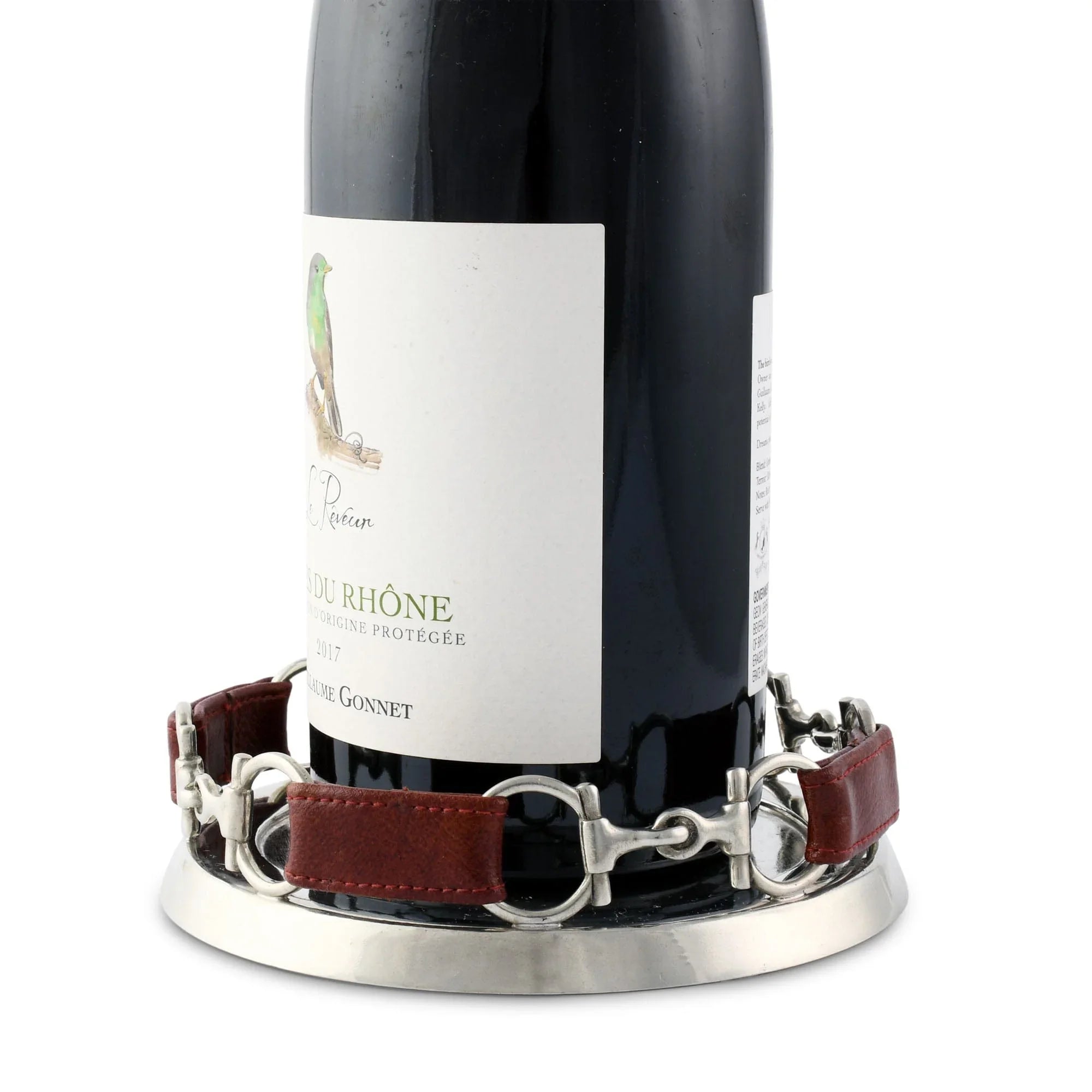 Equestrian Horse Bit Leather Wine Coaster - The Mayfair Hall