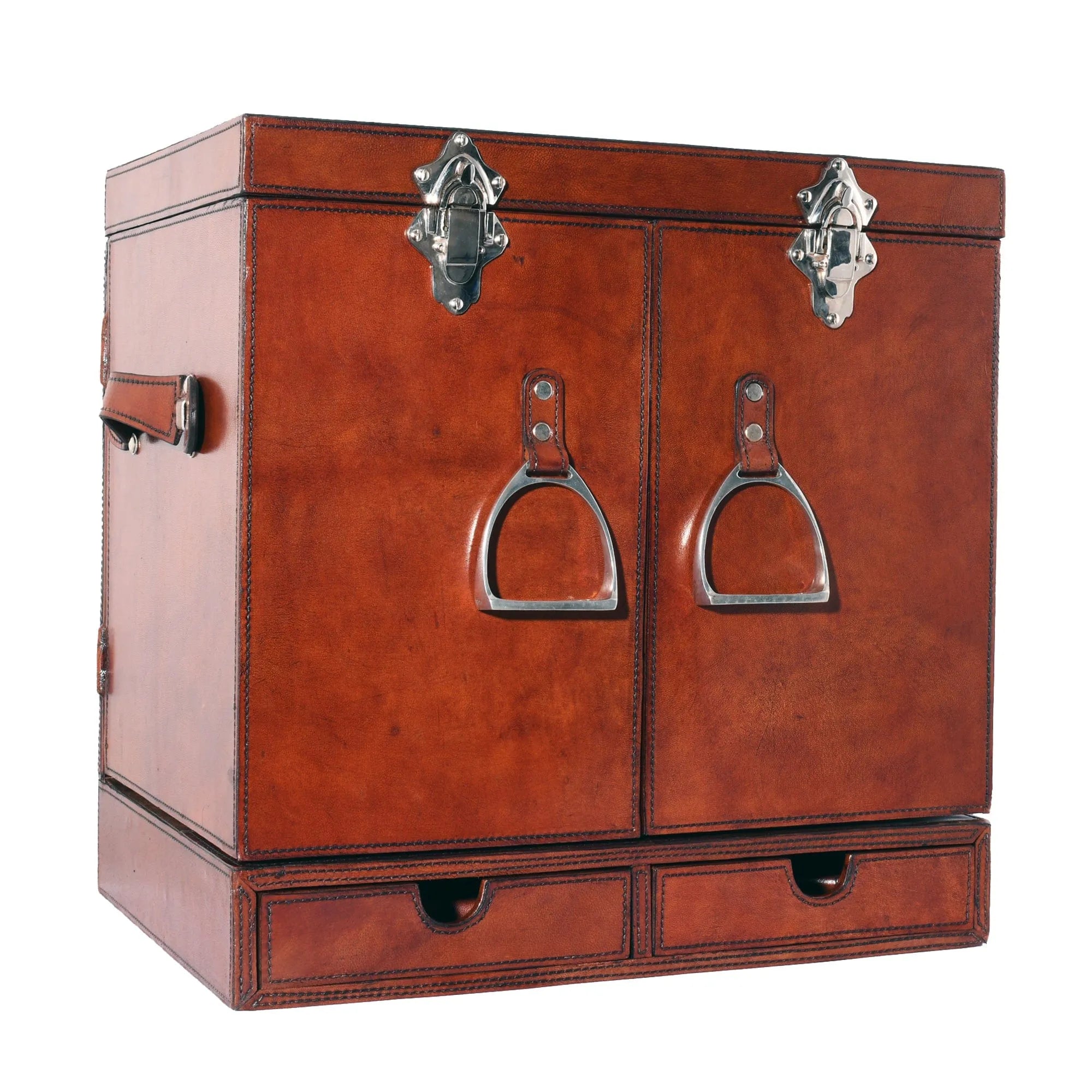 Leather Stirrup Handle Bar Case - The Mayfair Hall