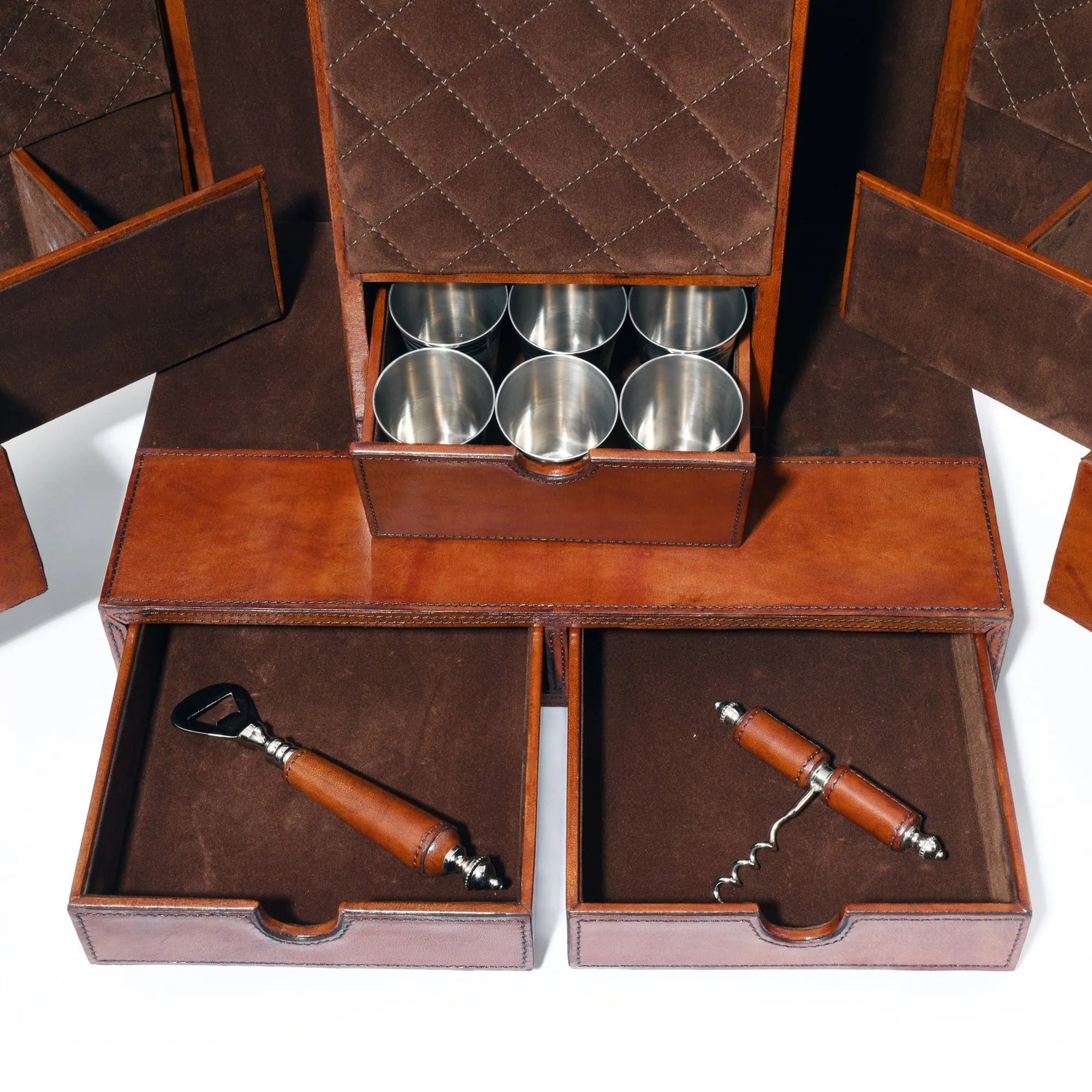 Leather Stirrup Handle Bar Case - The Mayfair Hall