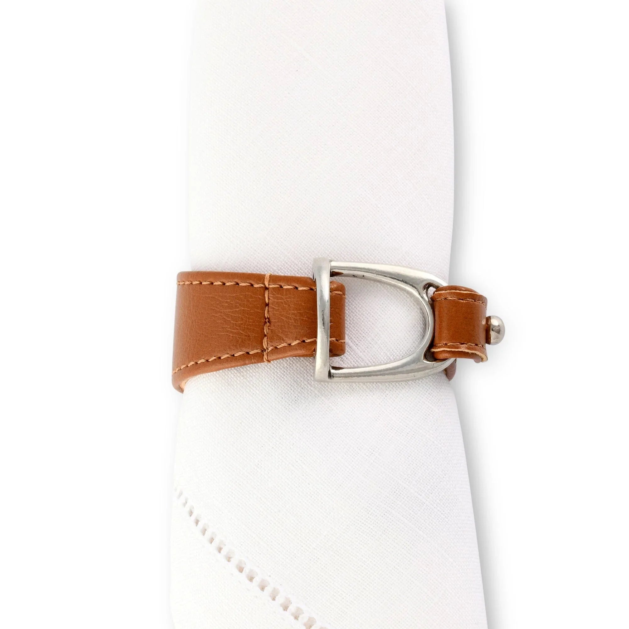 Stirrup Vegan Leather Napkin Ring - The Mayfair Hall