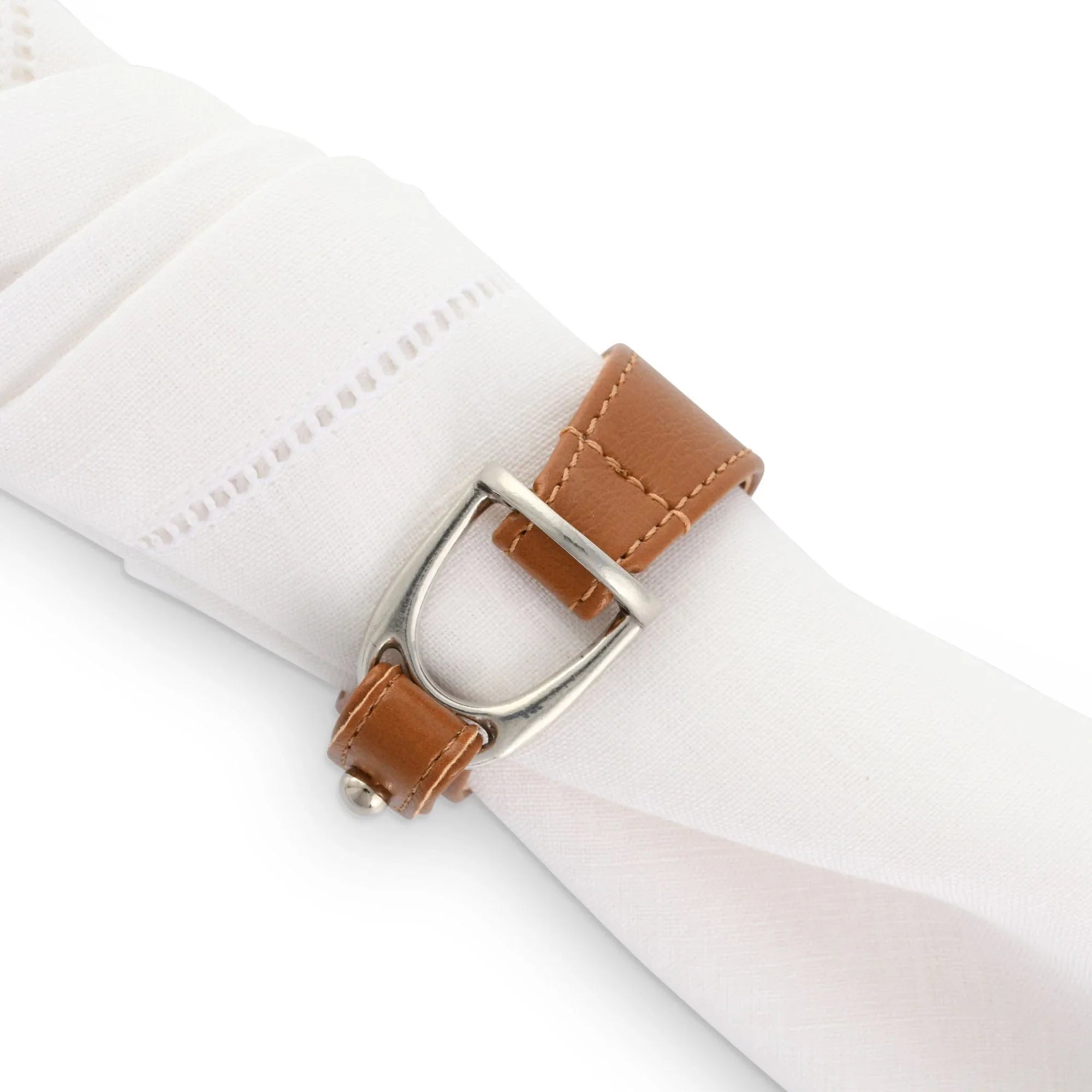 Stirrup Vegan Leather Napkin Ring - The Mayfair Hall