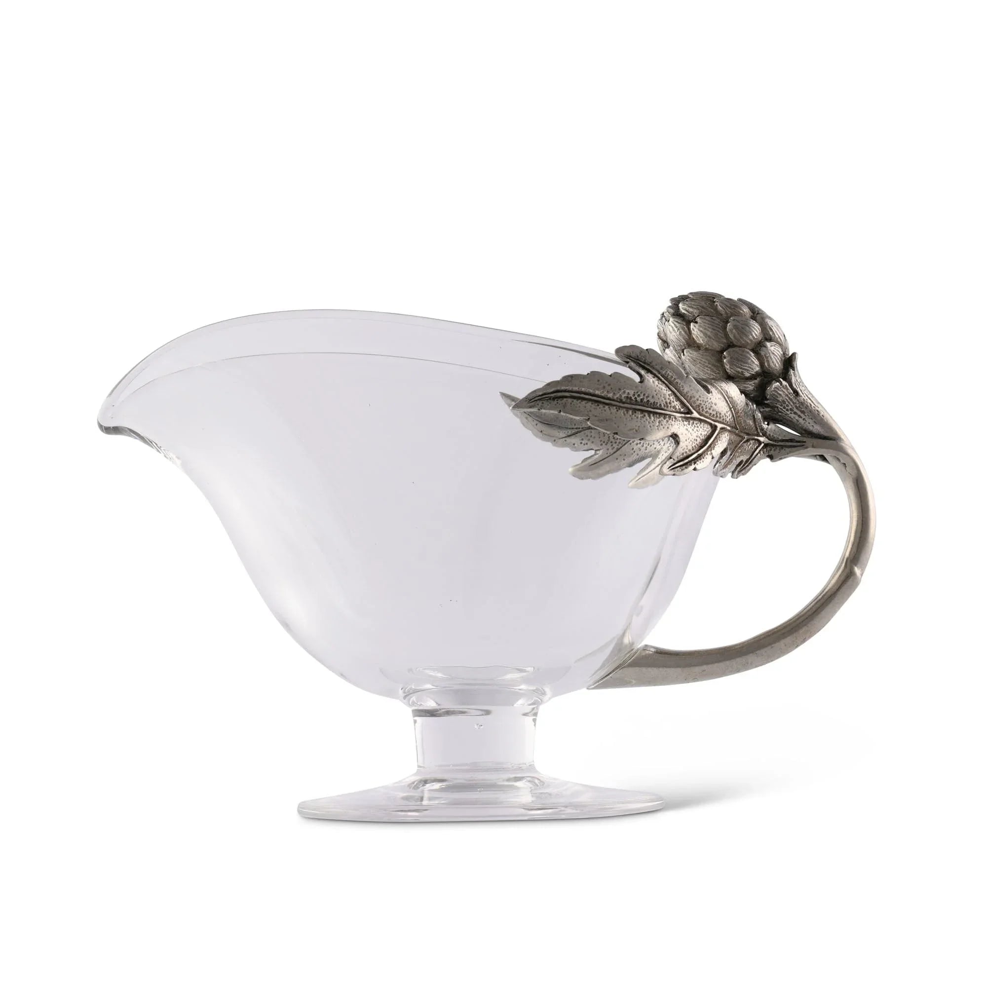 Artichoke Glass Gravy Boat - The Mayfair Hall
