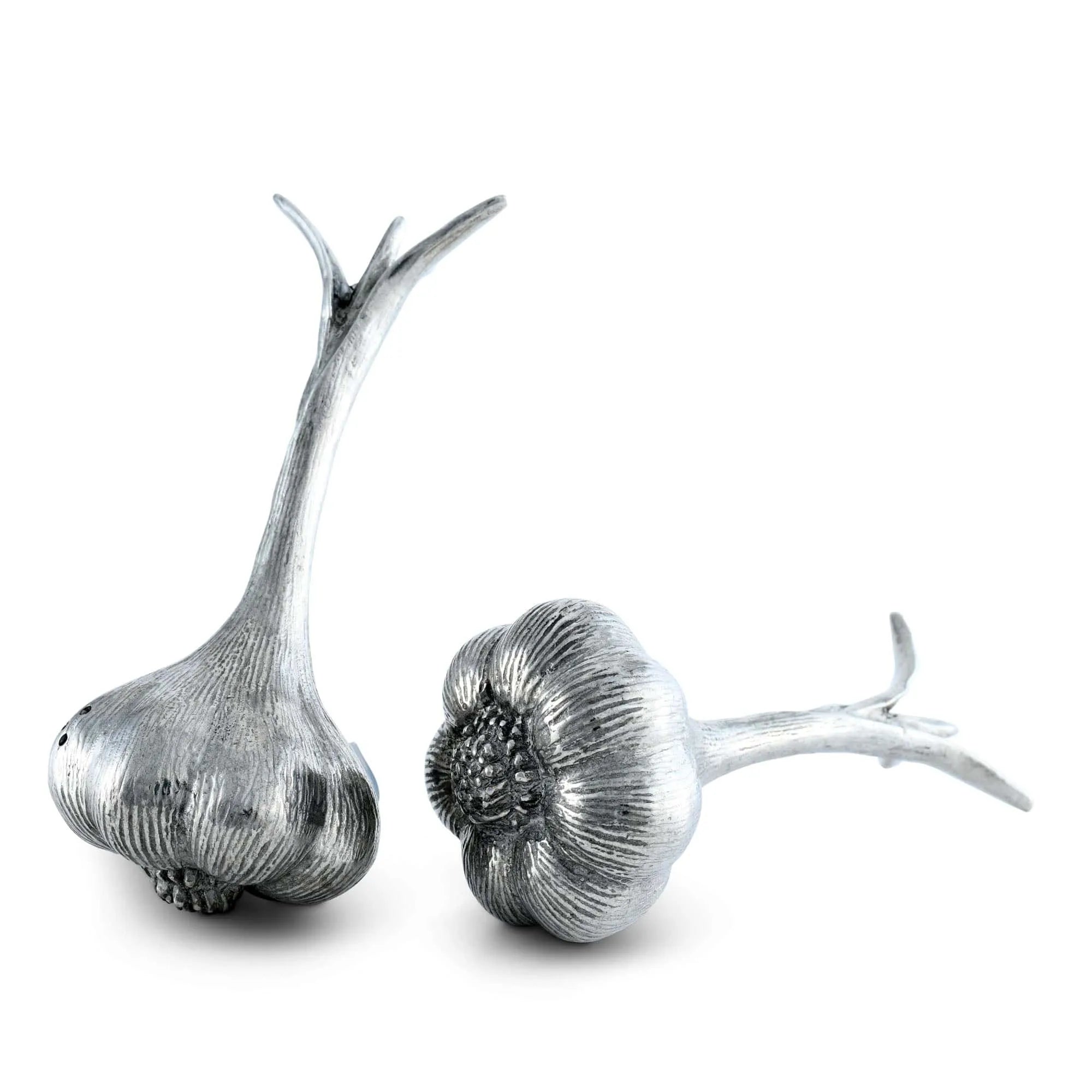 Pewter Garlic Salt & Pepper Set - The Mayfair Hall