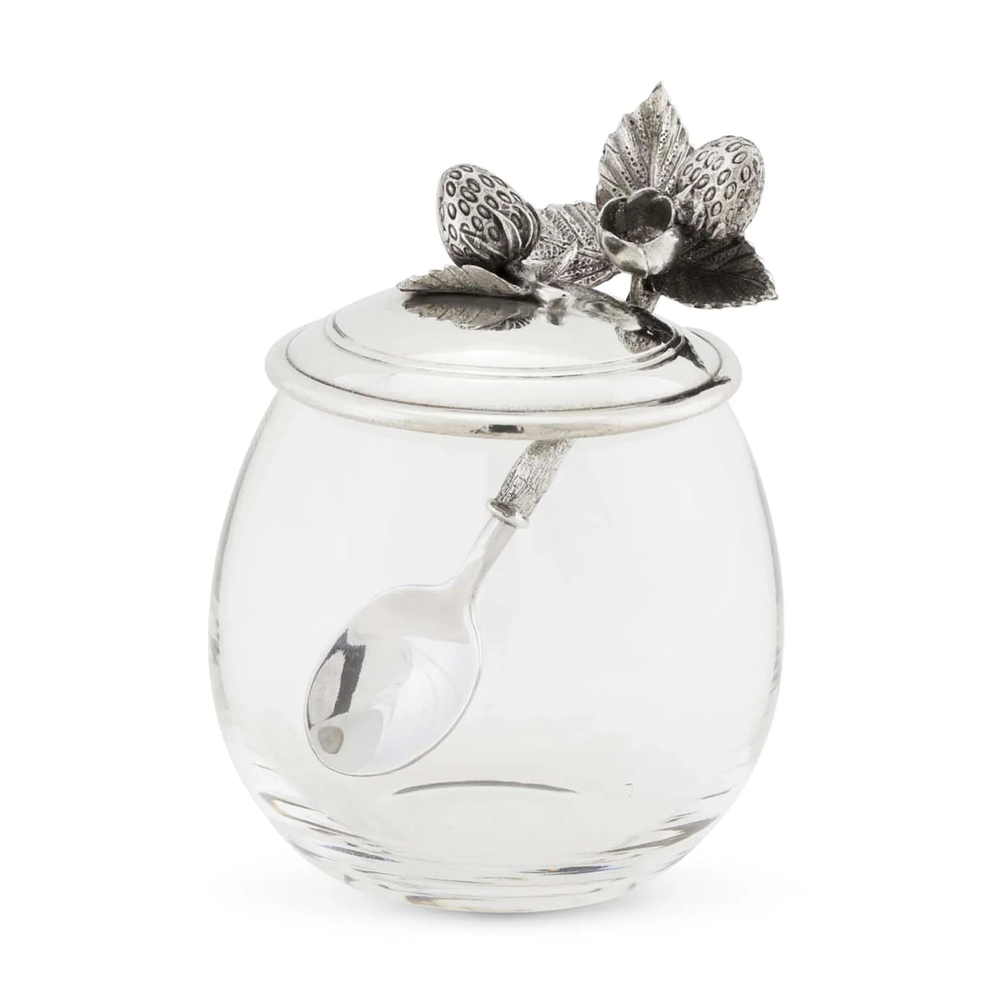 Strawberry Jam Jar with Spoon - The Mayfair Hall