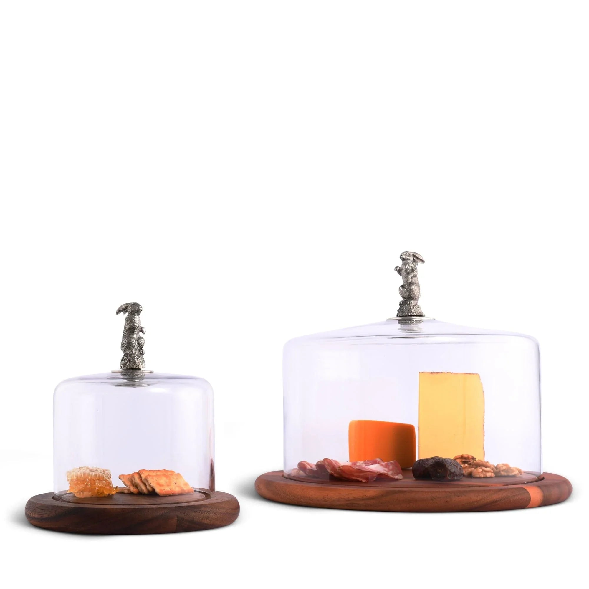 Bunny Glass Covered Cheese Wood Board - The Mayfair Hall