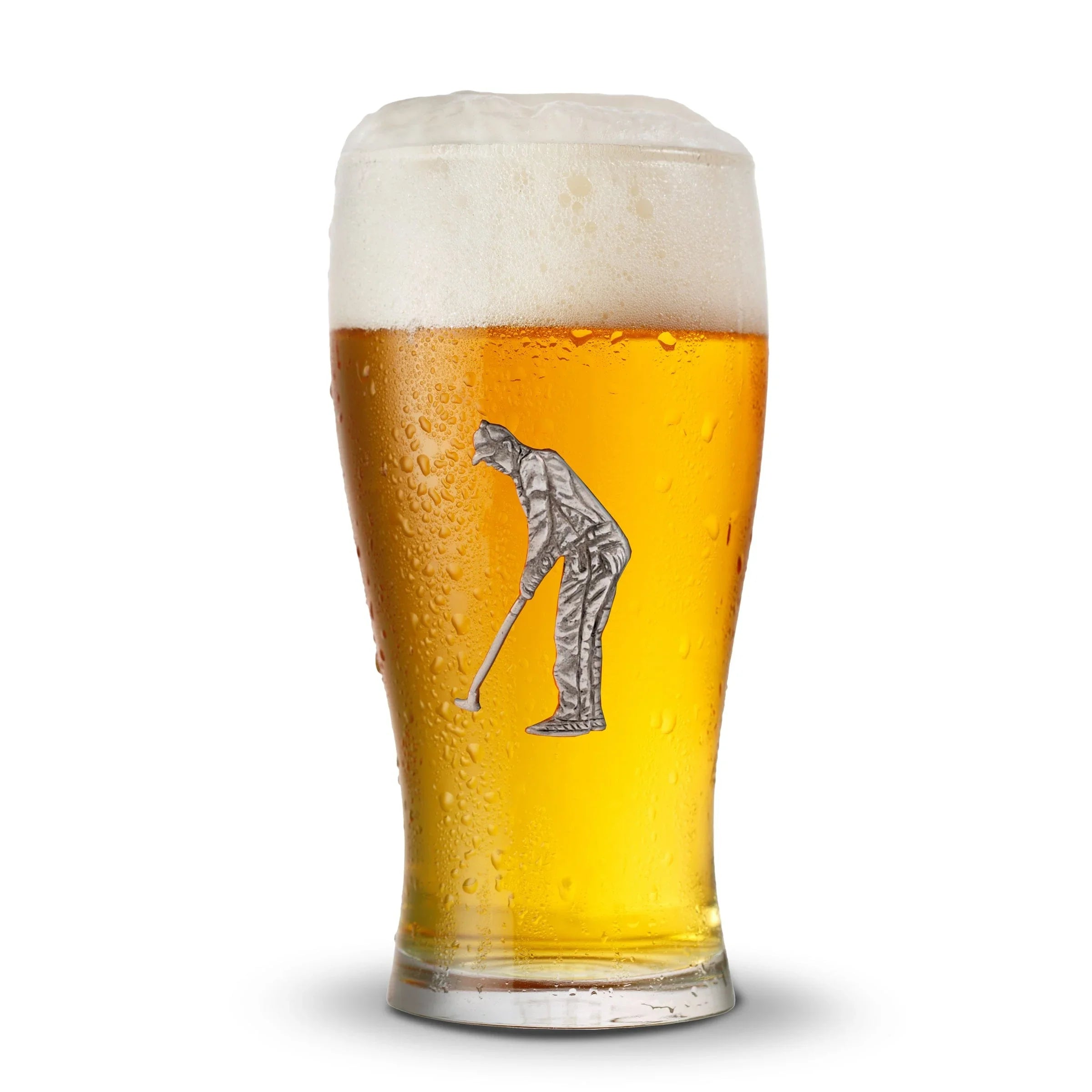Golfer Beer Glass - The Mayfair Hall