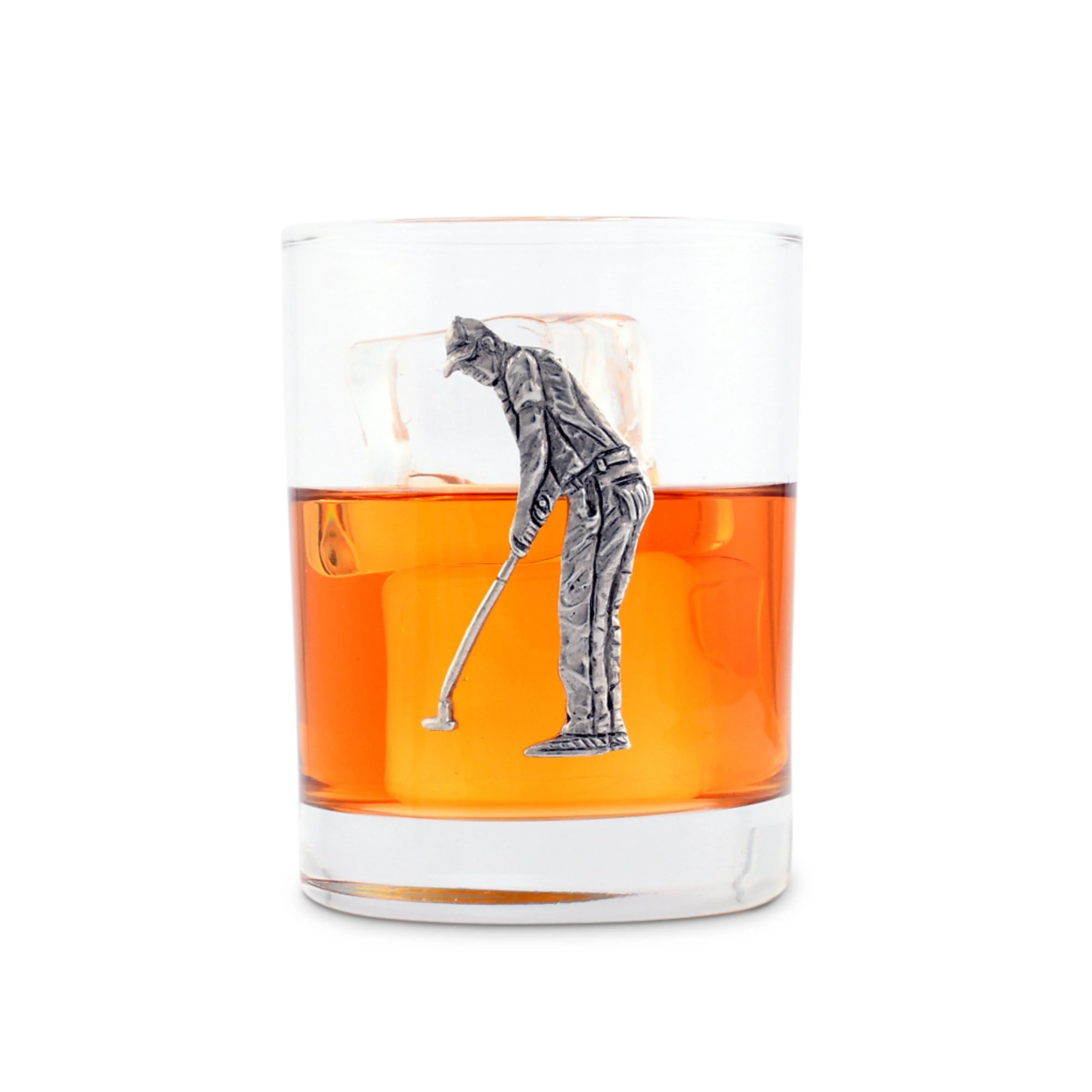 Golfer Double Old Fashioned Glass - The Mayfair Hall