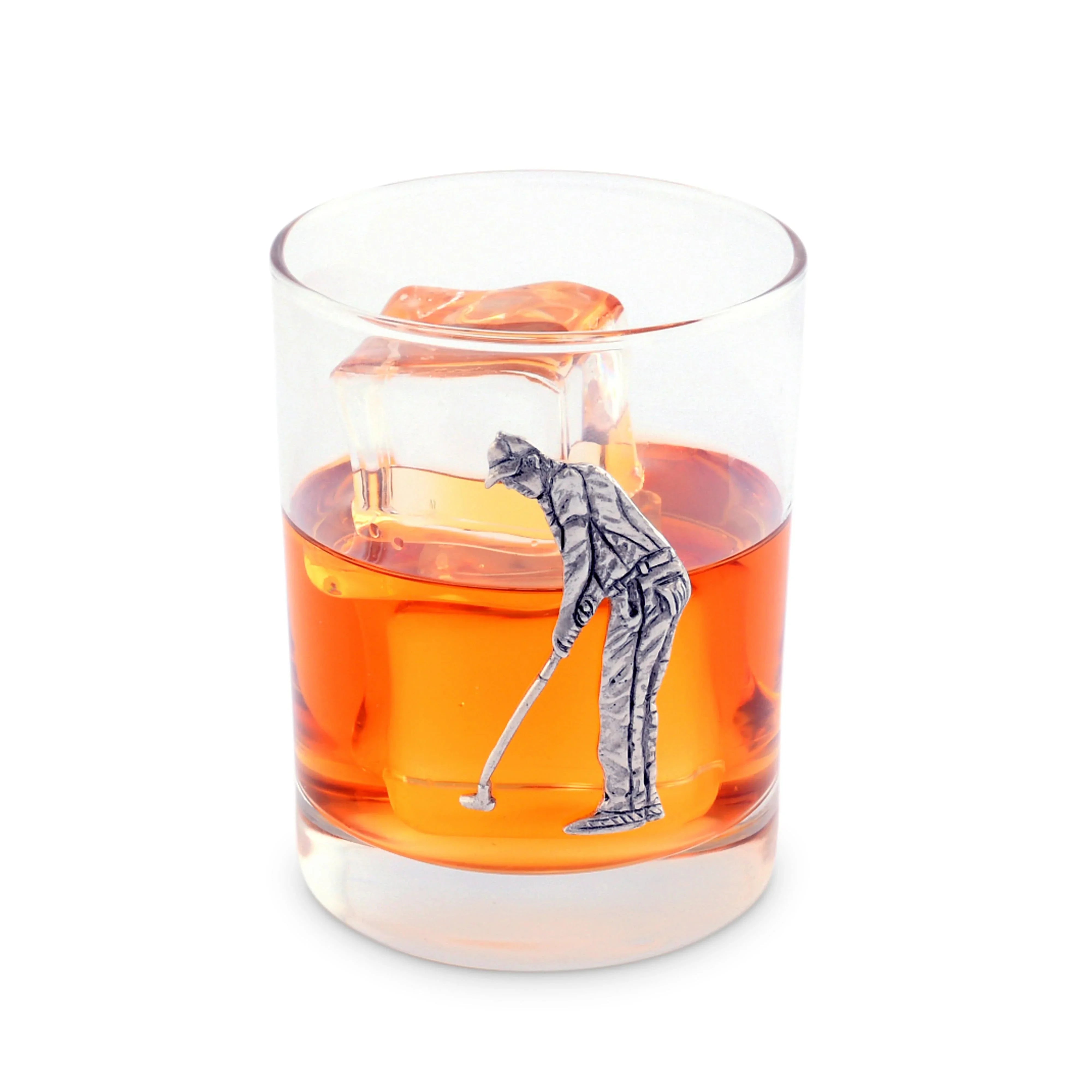 Golfer Double Old Fashioned Glass - The Mayfair Hall