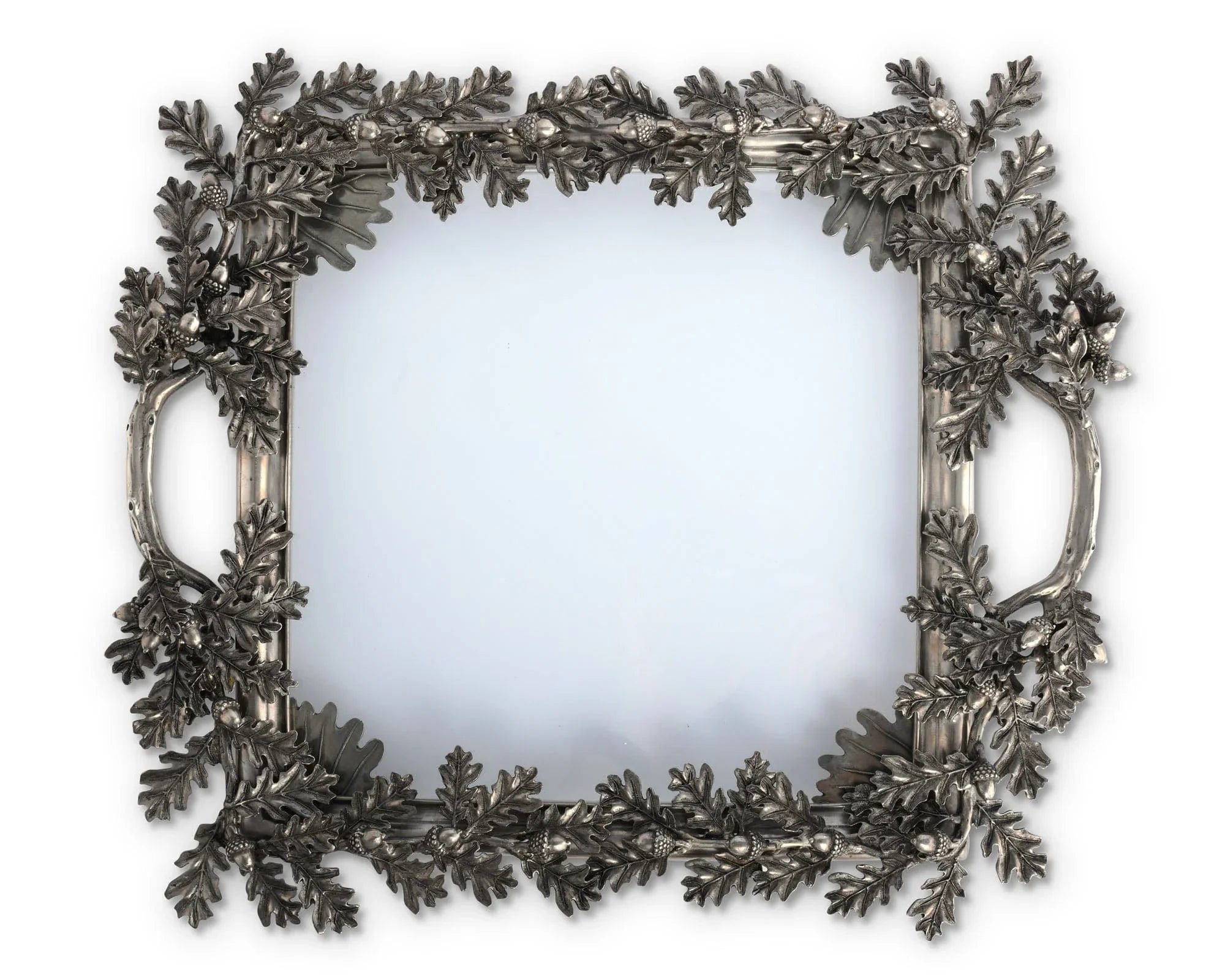 Acorn Oak & Leaf Square Glass Tray - The Mayfair Hall