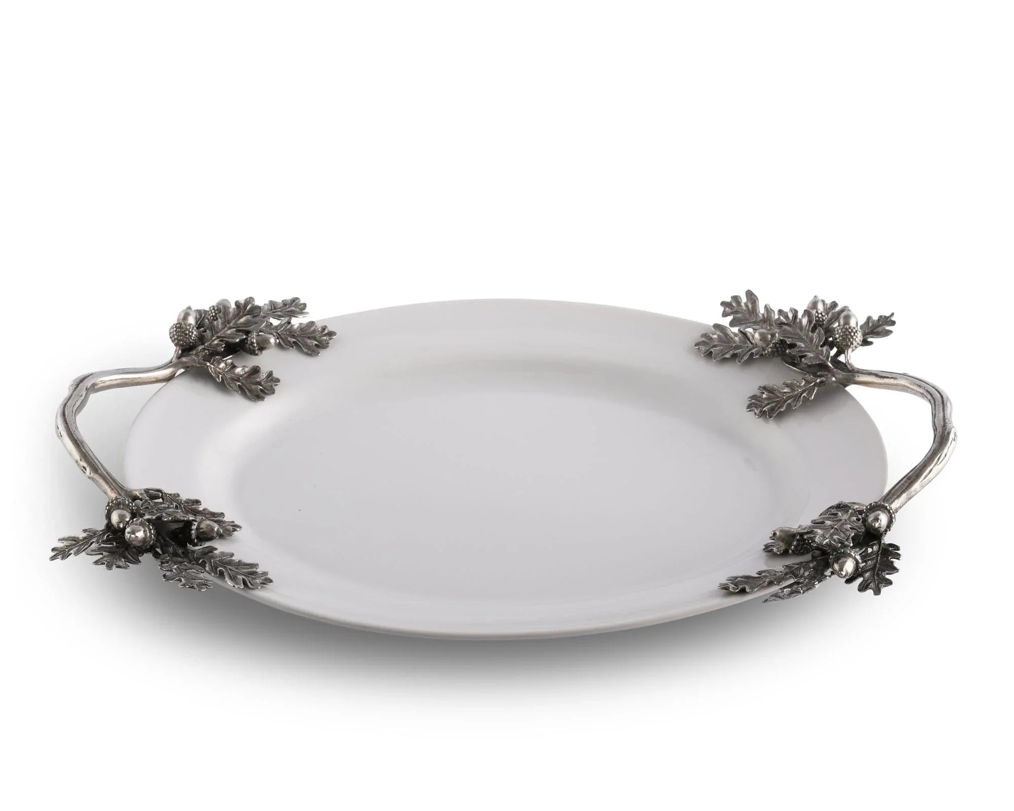 Acorn Oak & Leaf Stoneware Tray - Small - The Mayfair Hall