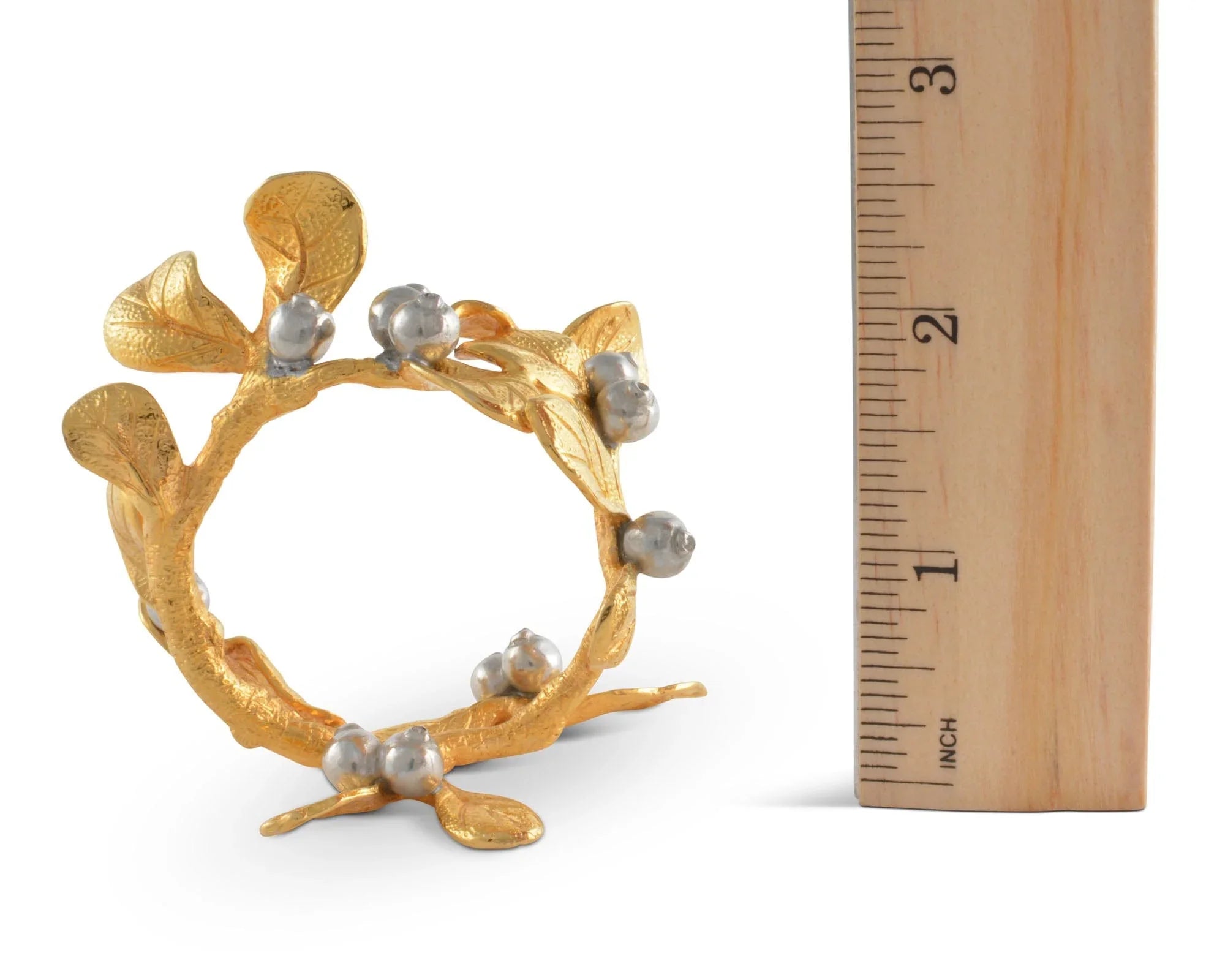 Golden Winter Berry Napkin Ring - The Mayfair Hall