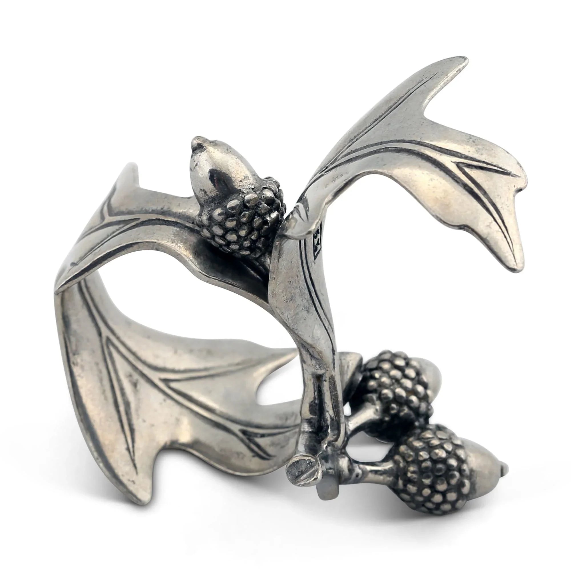 Pewter Acorn & Oak Leaf Napkin Ring - The Mayfair Hall