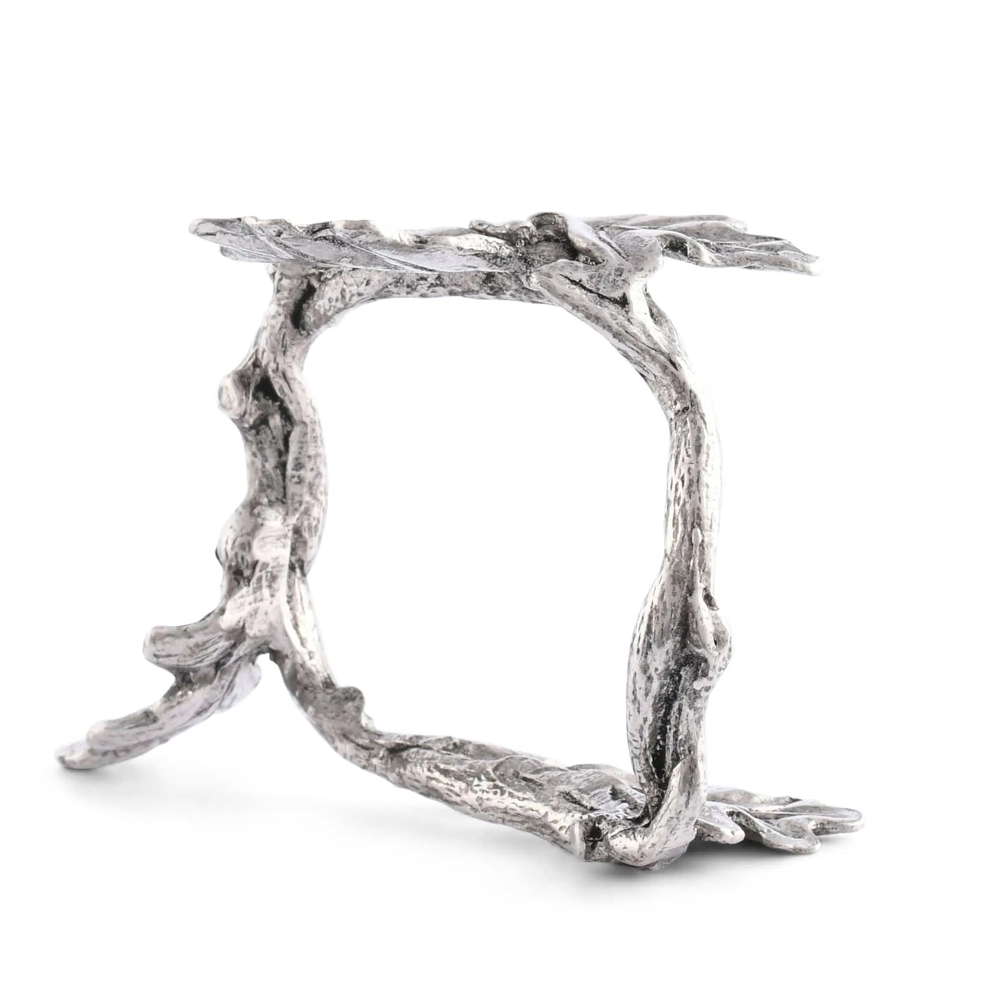 Pewter Oak Branch Napkin Ring - The Mayfair Hall