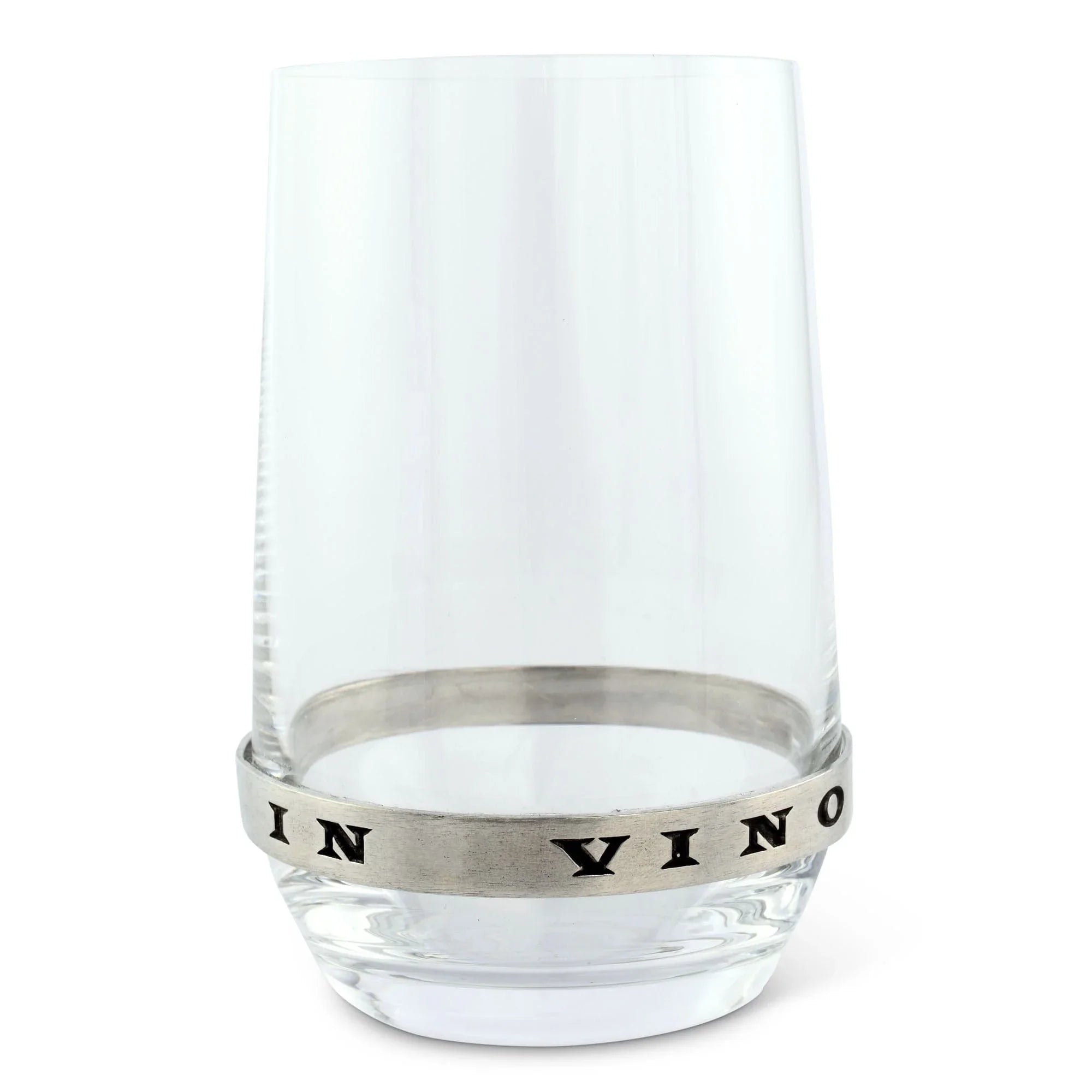 In Vino Veritas Stemless White Wine Glass - The Mayfair Hall