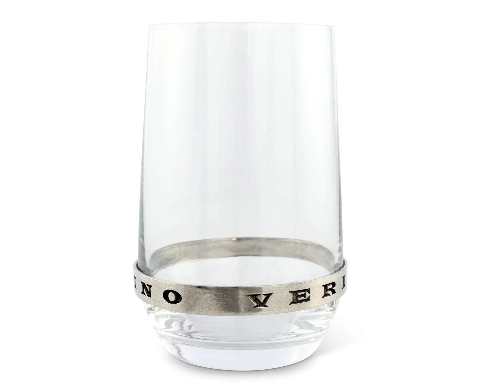 In Vino Veritas Stemless White Wine Glass - The Mayfair Hall