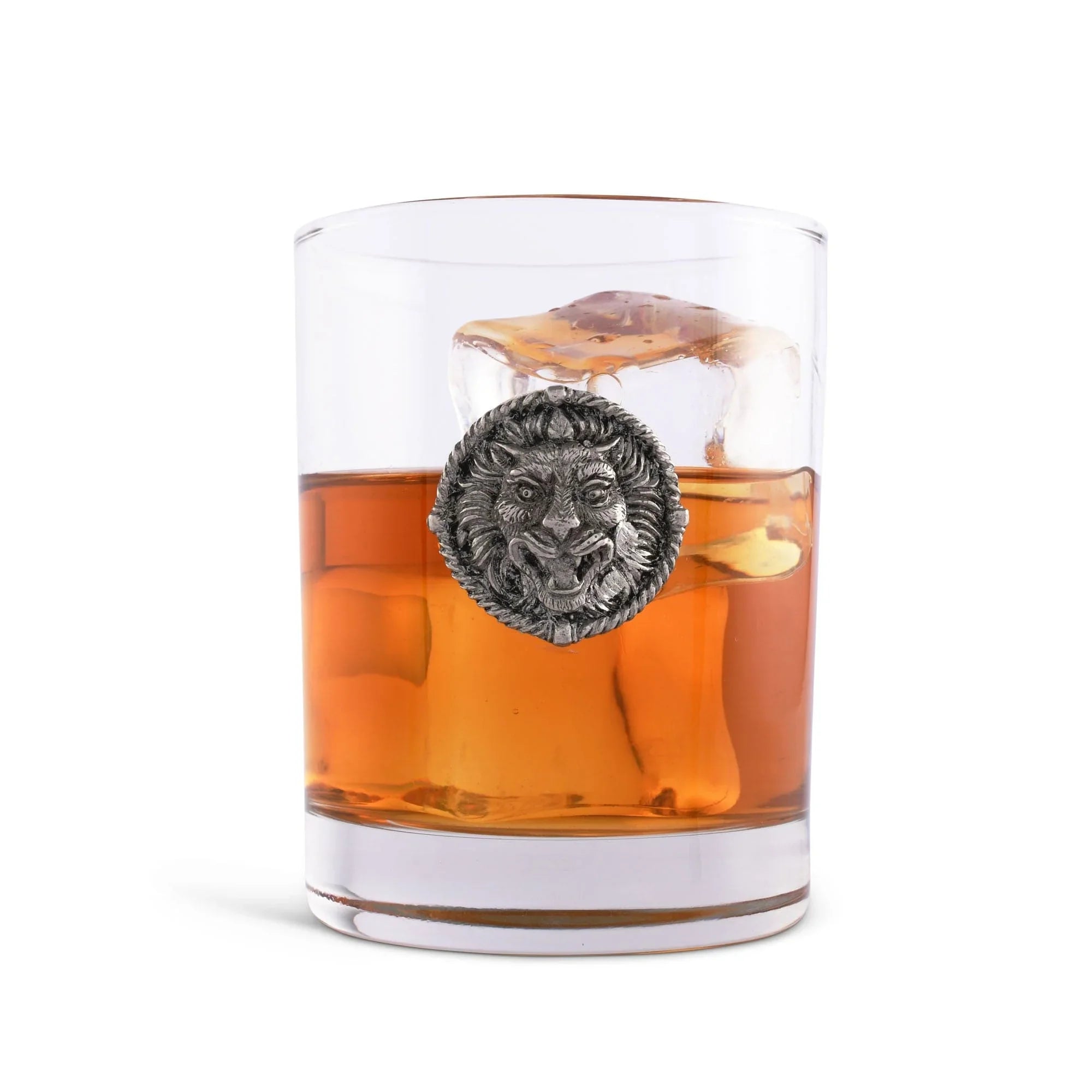 Lion Head Double Old Fashion Bar Glass - The Mayfair Hall