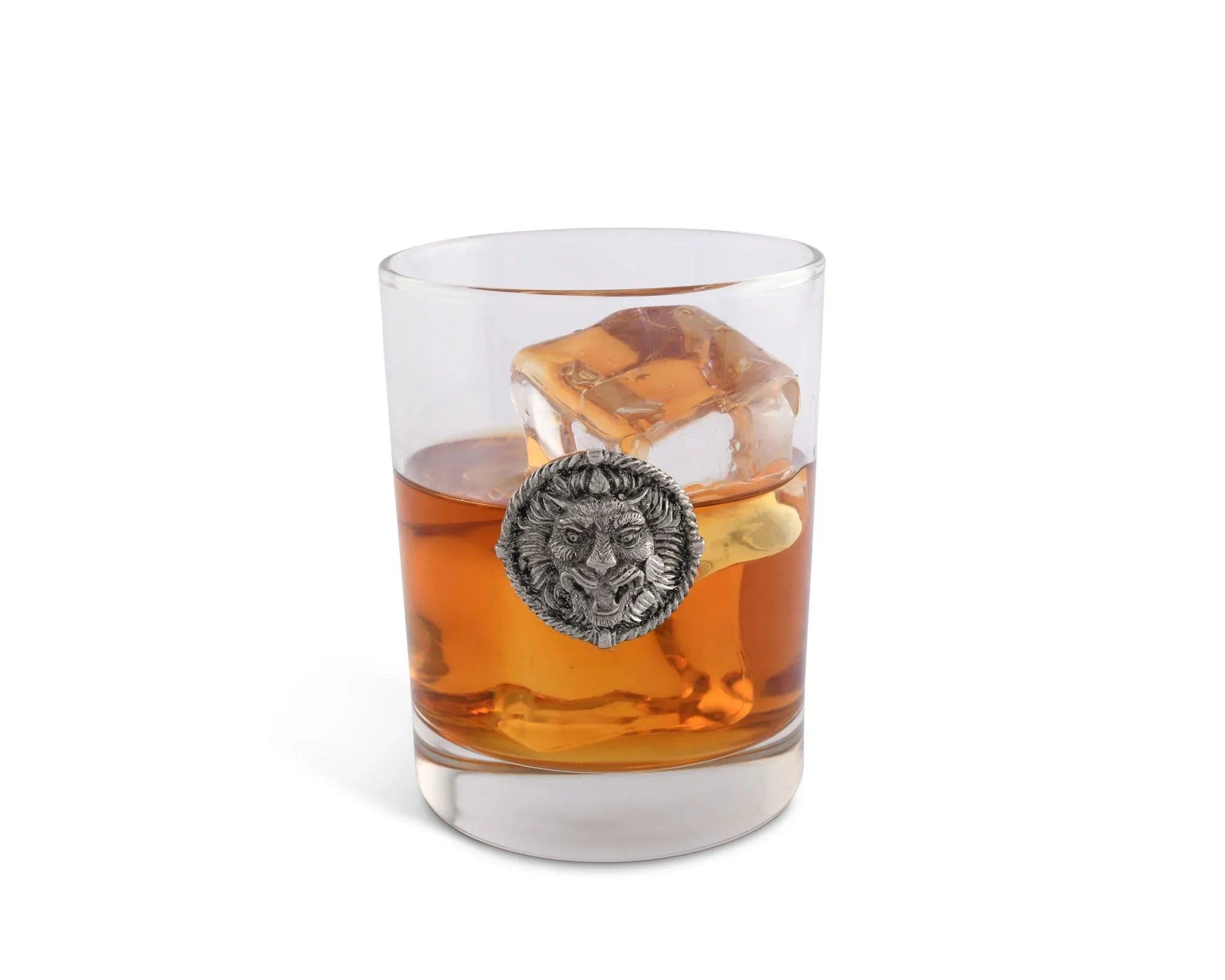 Lion Head Double Old Fashion Bar Glass - The Mayfair Hall