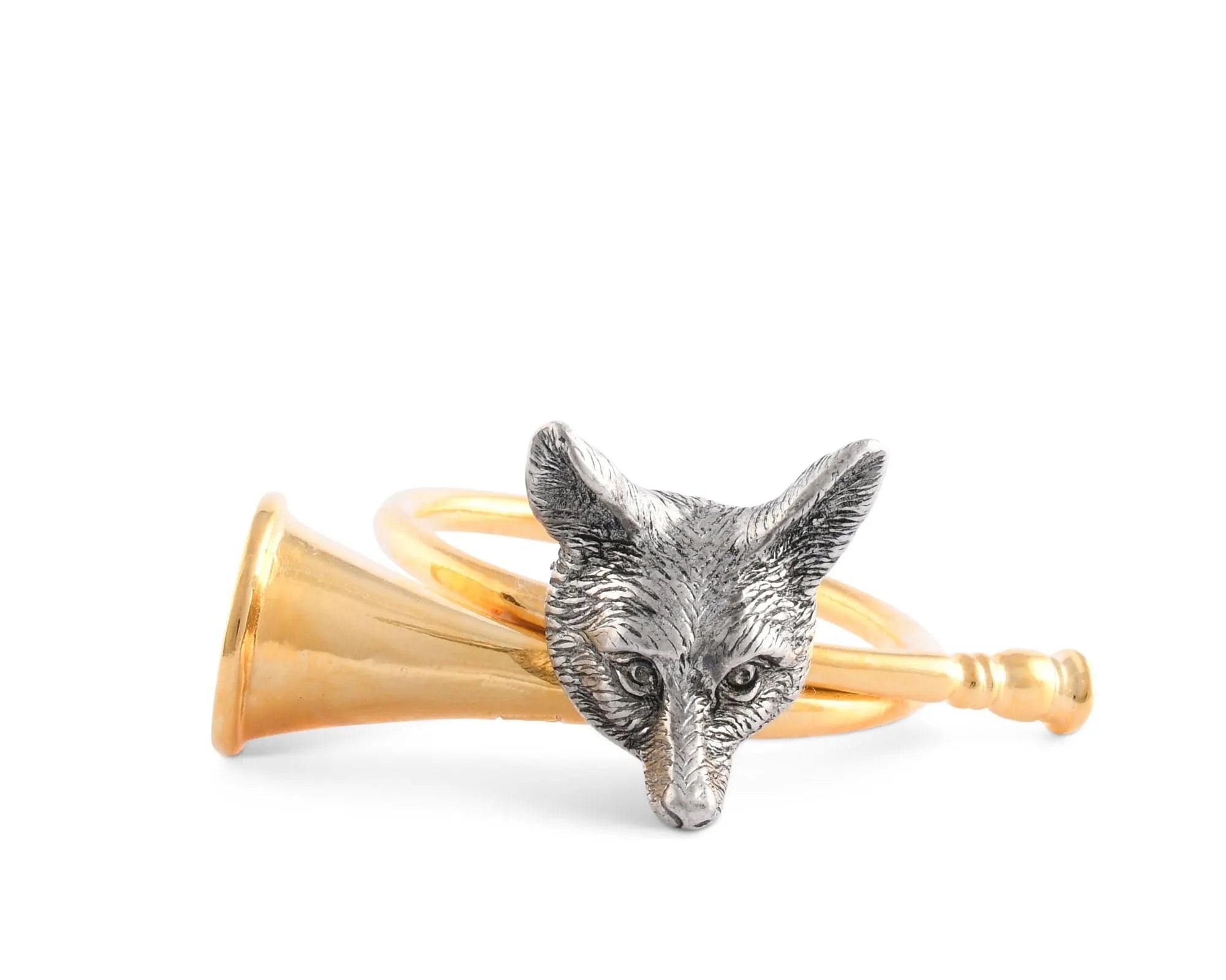 Golden Hunt Horn Napkin Ring - The Mayfair Hall