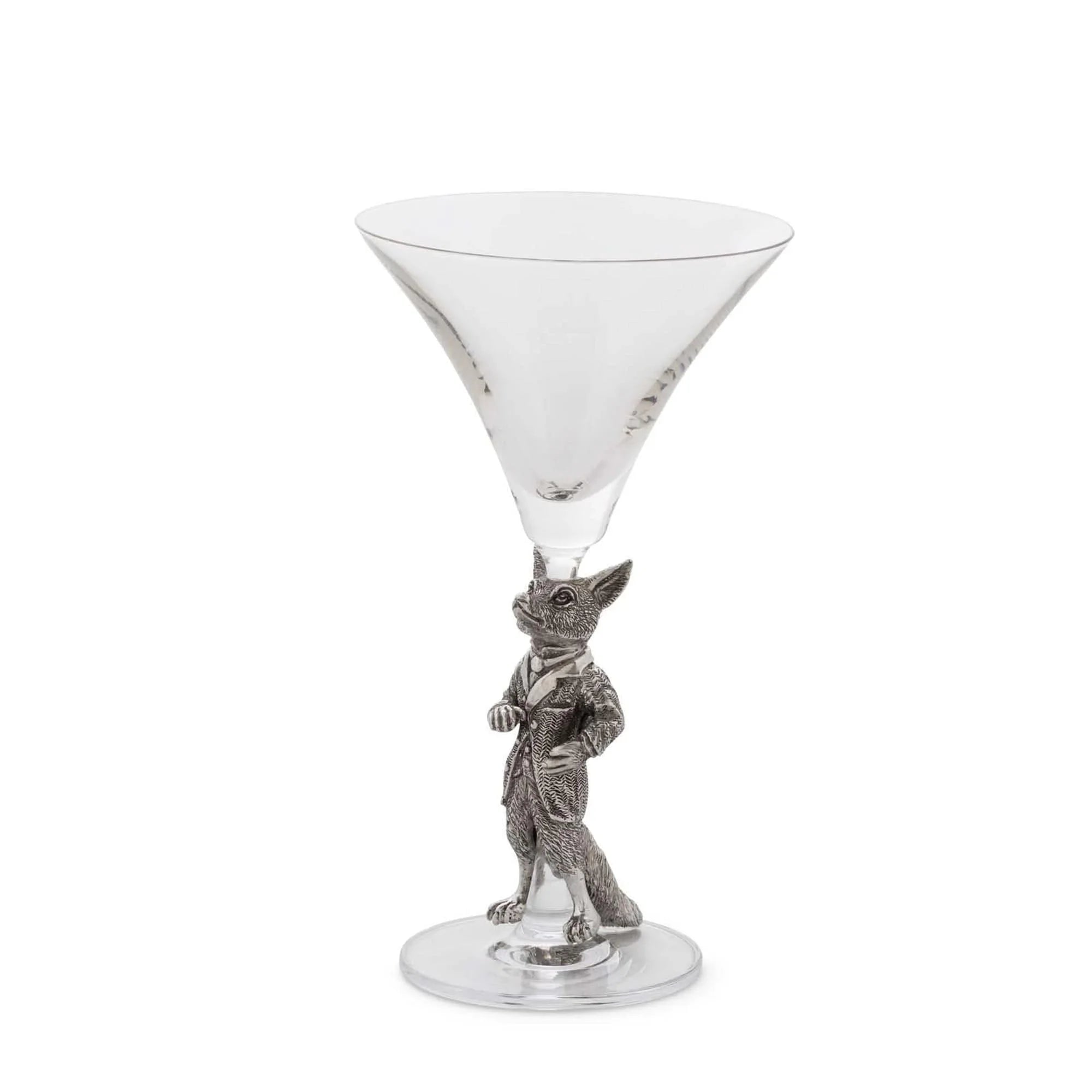 Hunting Dressed Fox Cocktail / Martini Glass - The Mayfair Hall