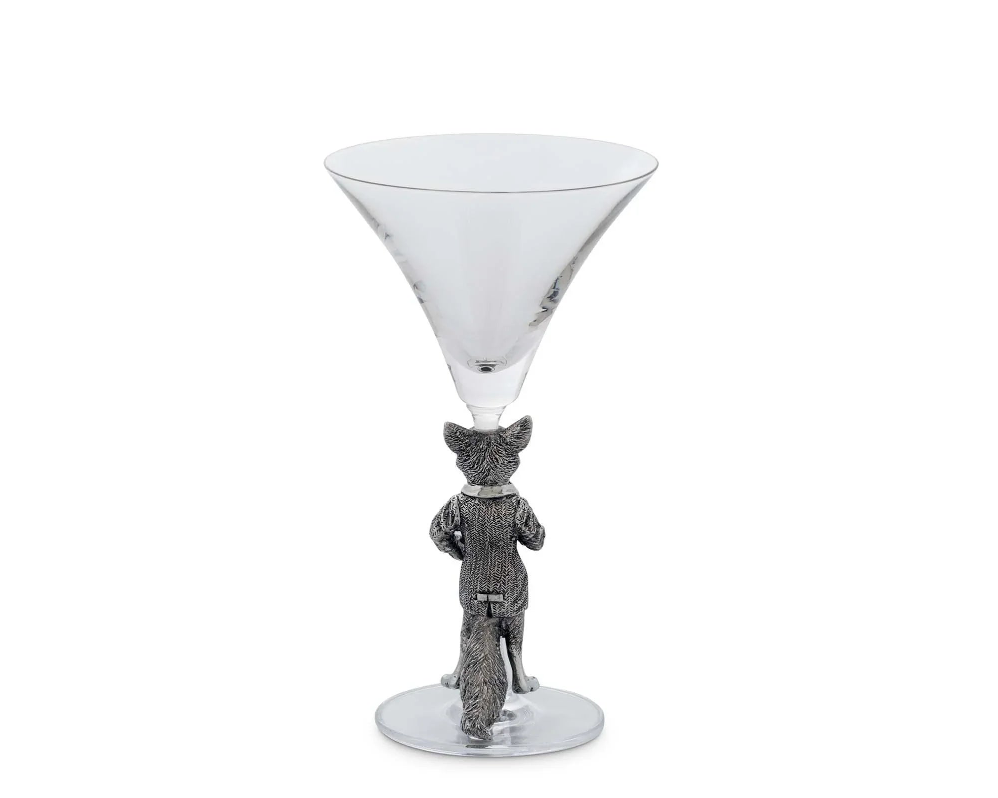 Hunting Dressed Fox Cocktail / Martini Glass - The Mayfair Hall