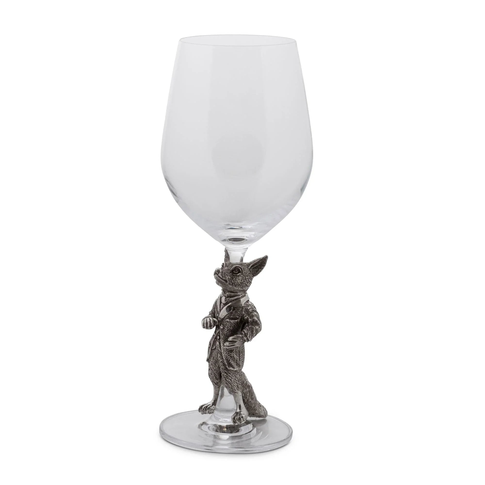 Hunting Dressed Fox Wine Glass - The Mayfair Hall
