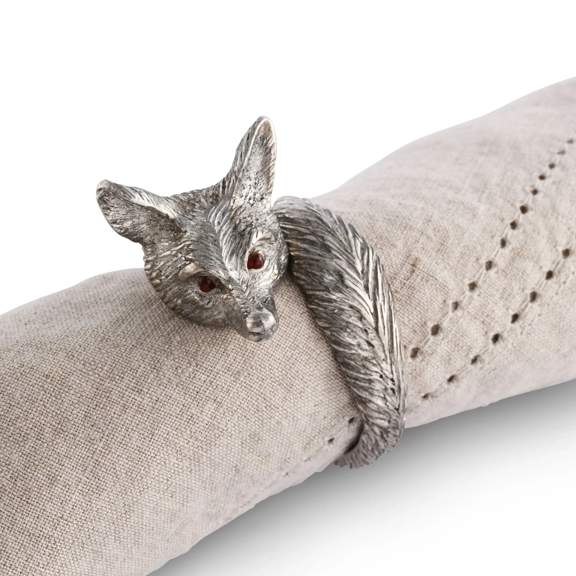 Pewter Fox Napkin Ring - The Mayfair Hall