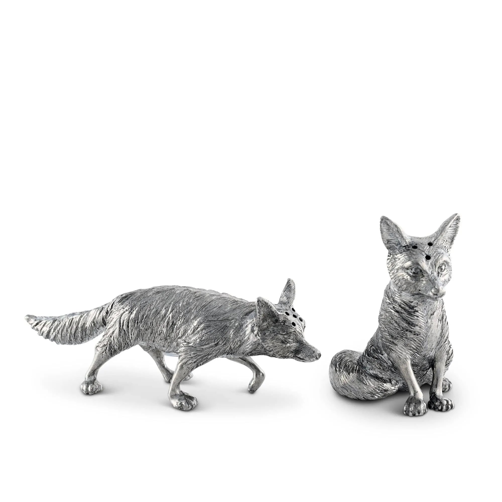 Pewter Foxes Salt & Pepper Set - The Mayfair Hall