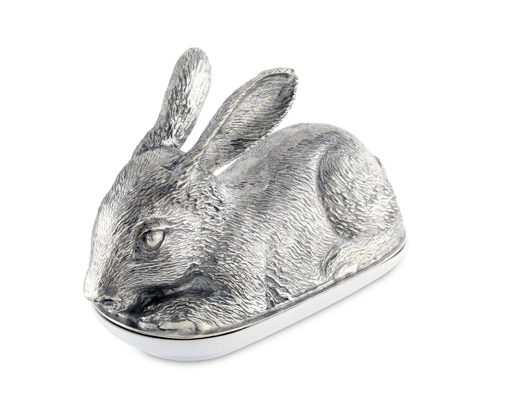 Pewter Rabbit Butter Dish - The Mayfair Hall