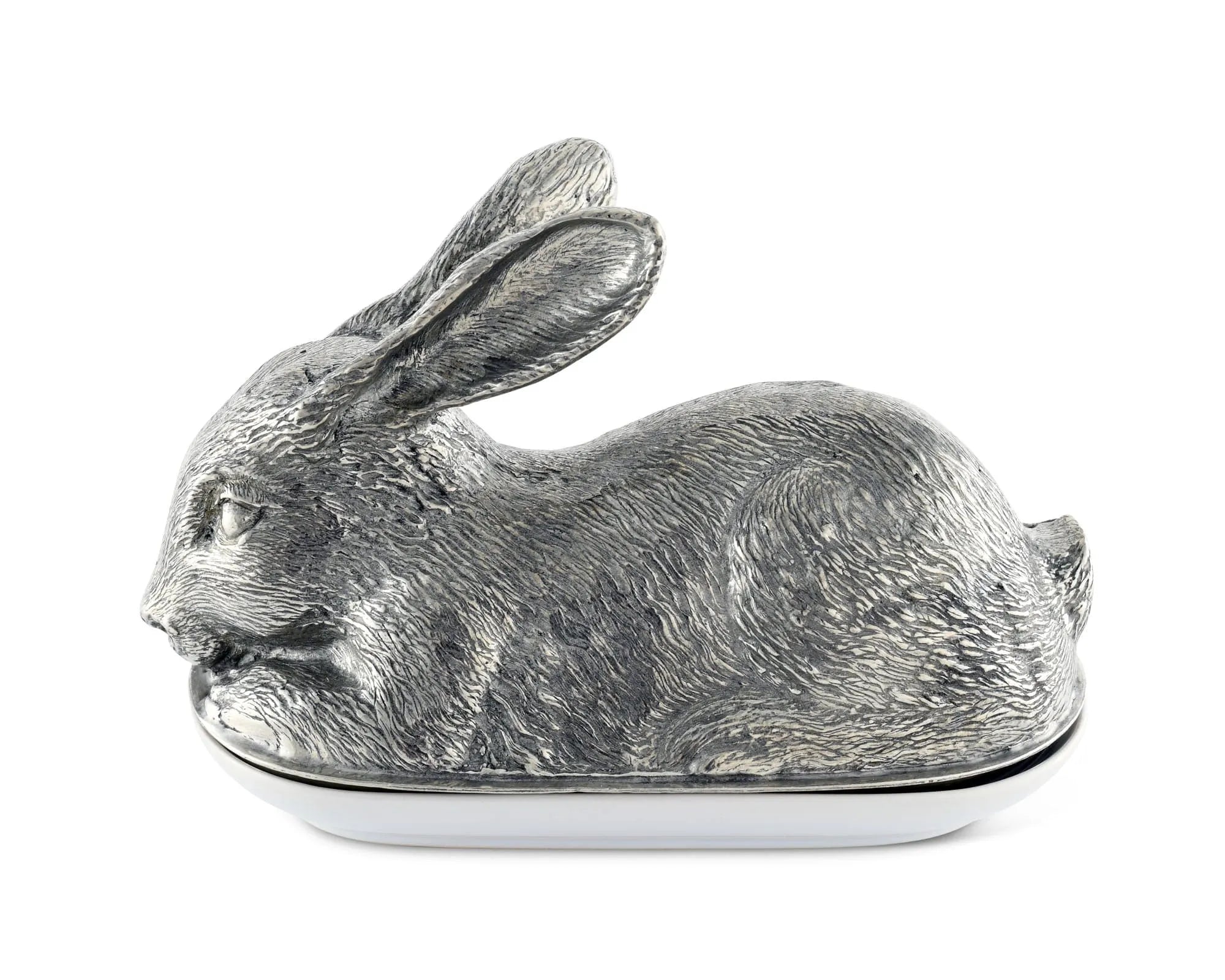 Pewter Rabbit Butter Dish - The Mayfair Hall
