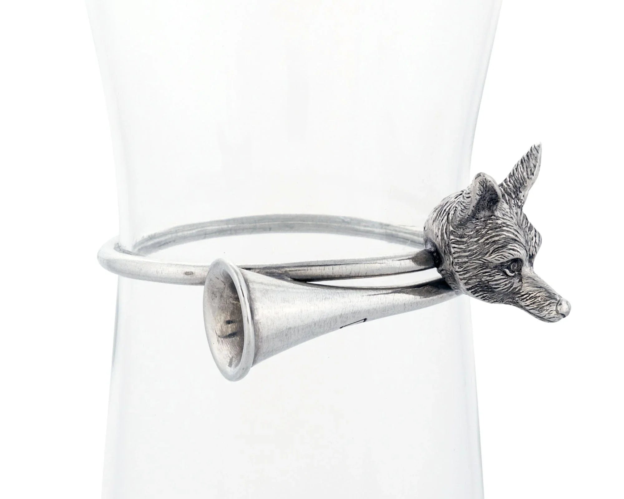 Wine Carafe with Pewter Hunt Equestrian Horn - The Mayfair Hall