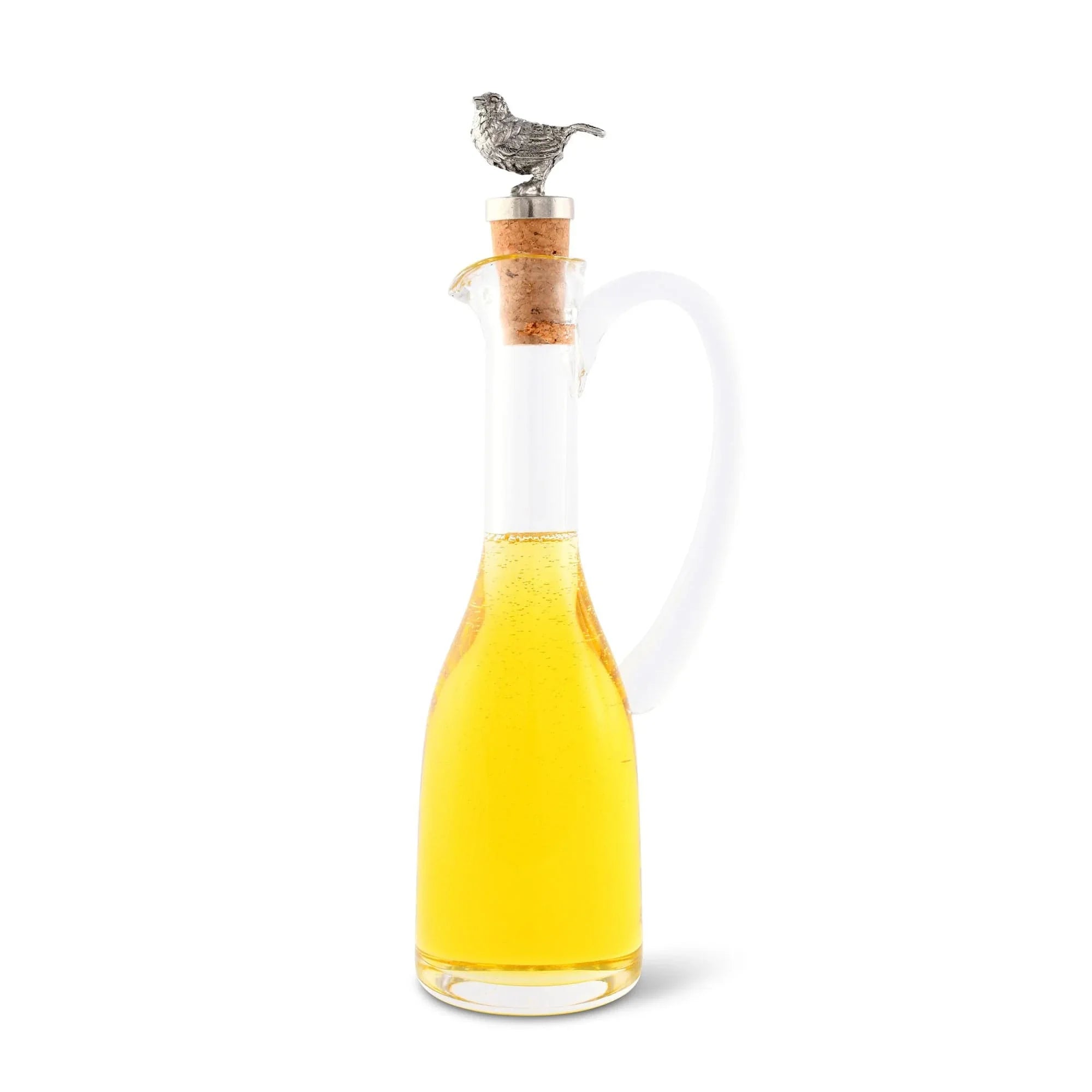 Cruet Bottle with Song Bird Cork Stopper - The Mayfair Hall