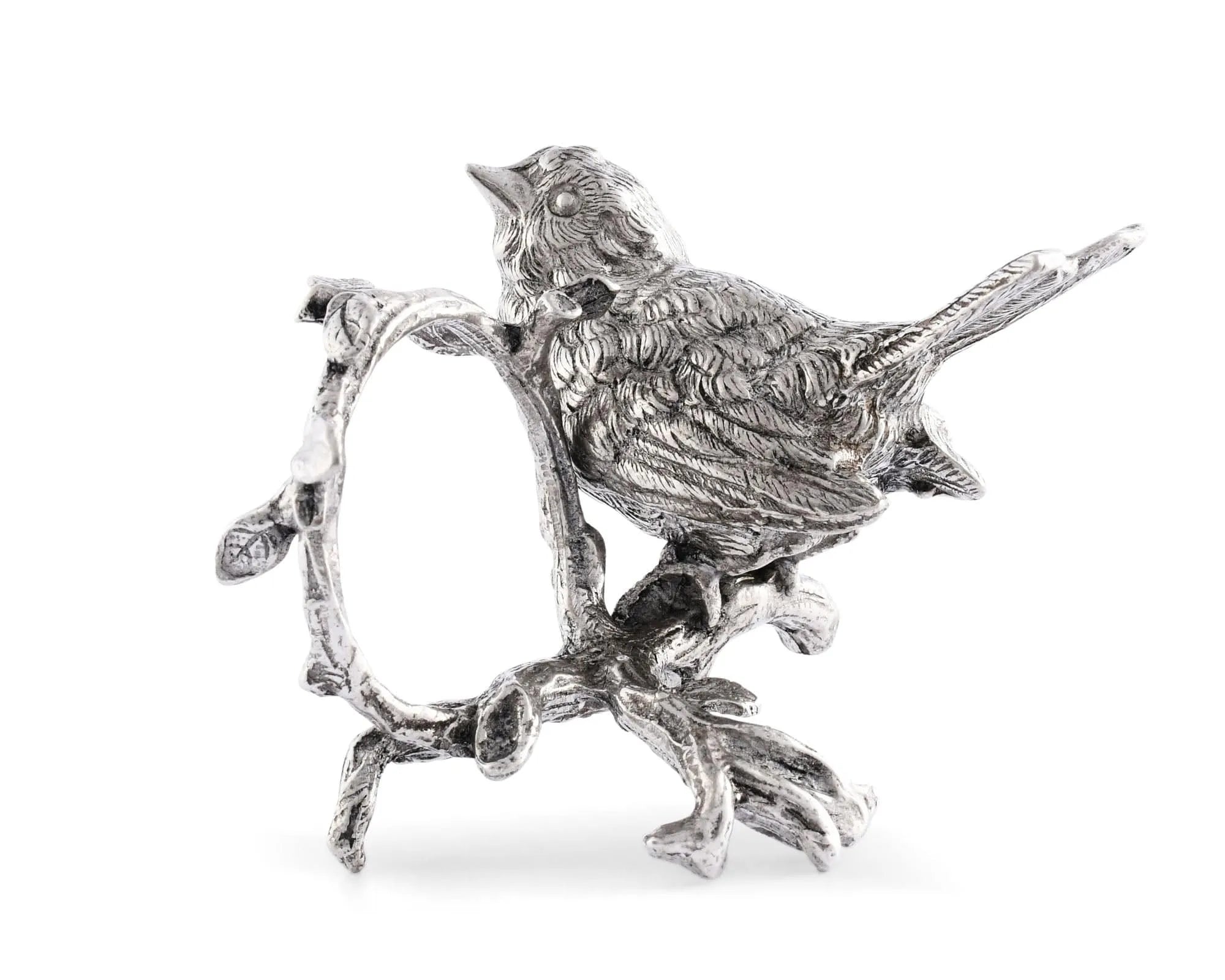 Pewter Song Bird Napkin Ring - The Mayfair Hall