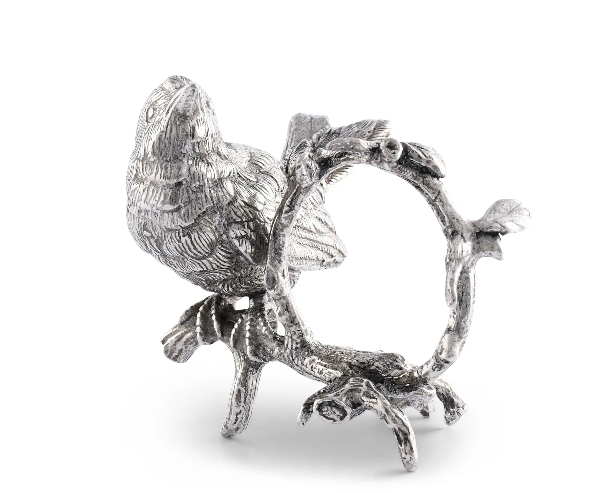 Pewter Song Bird Napkin Ring - The Mayfair Hall
