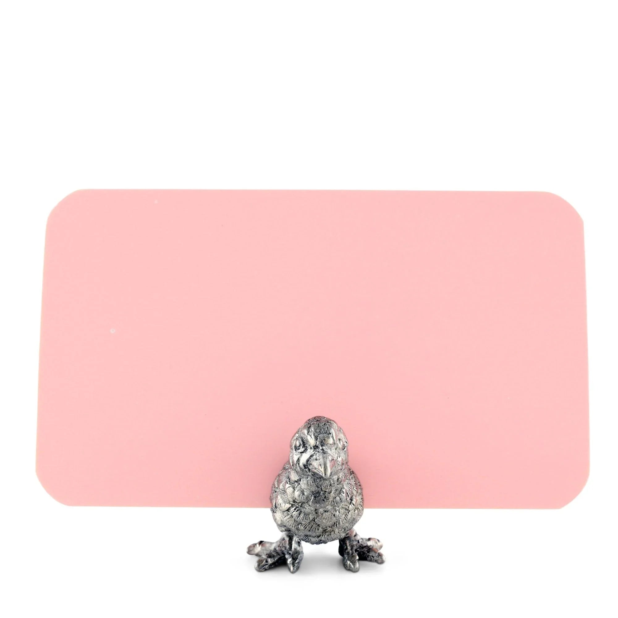 Pewter Song Bird Place Card Holder - The Mayfair Hall