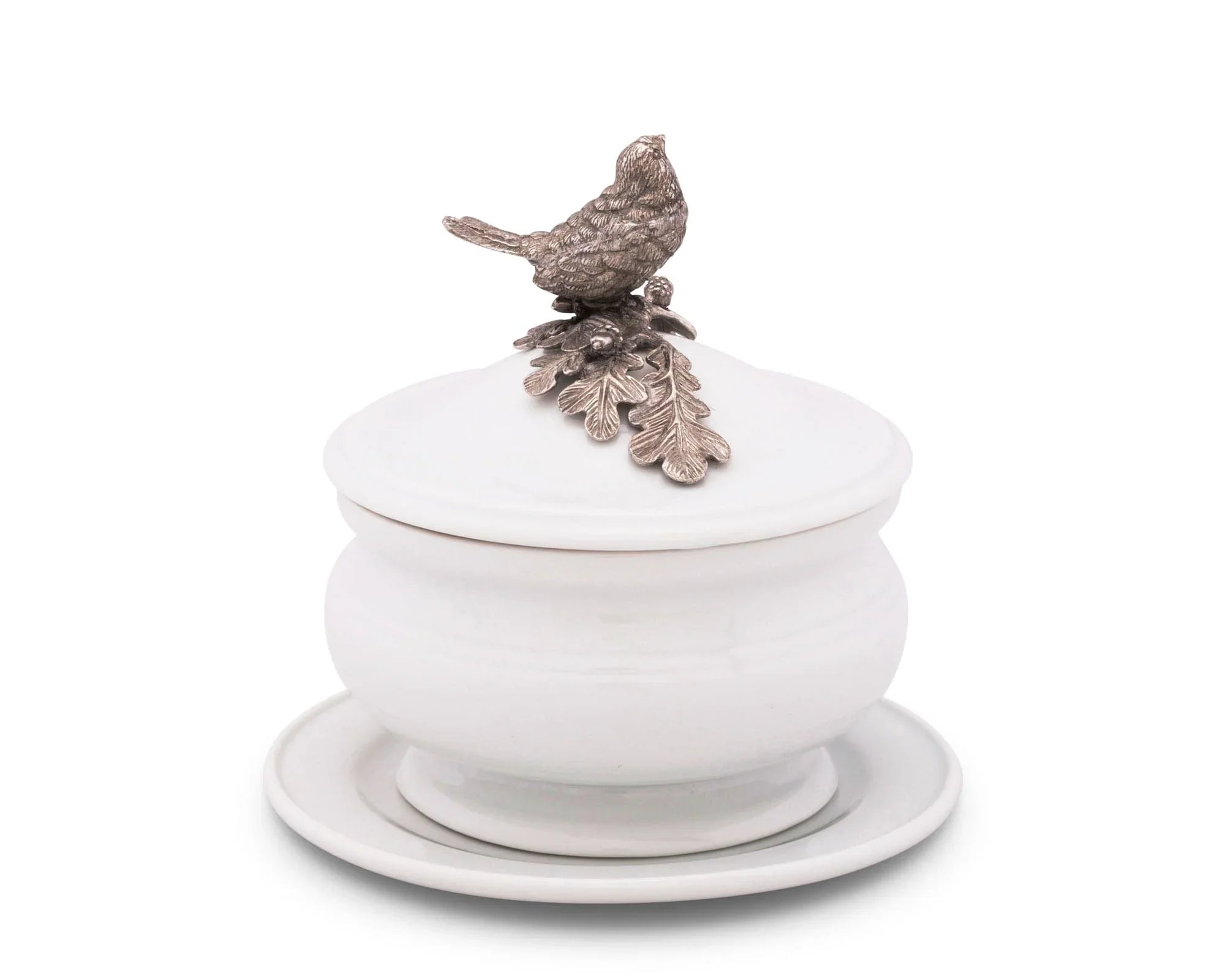 Songbird Porcelain Lidded Bowl - The Mayfair Hall