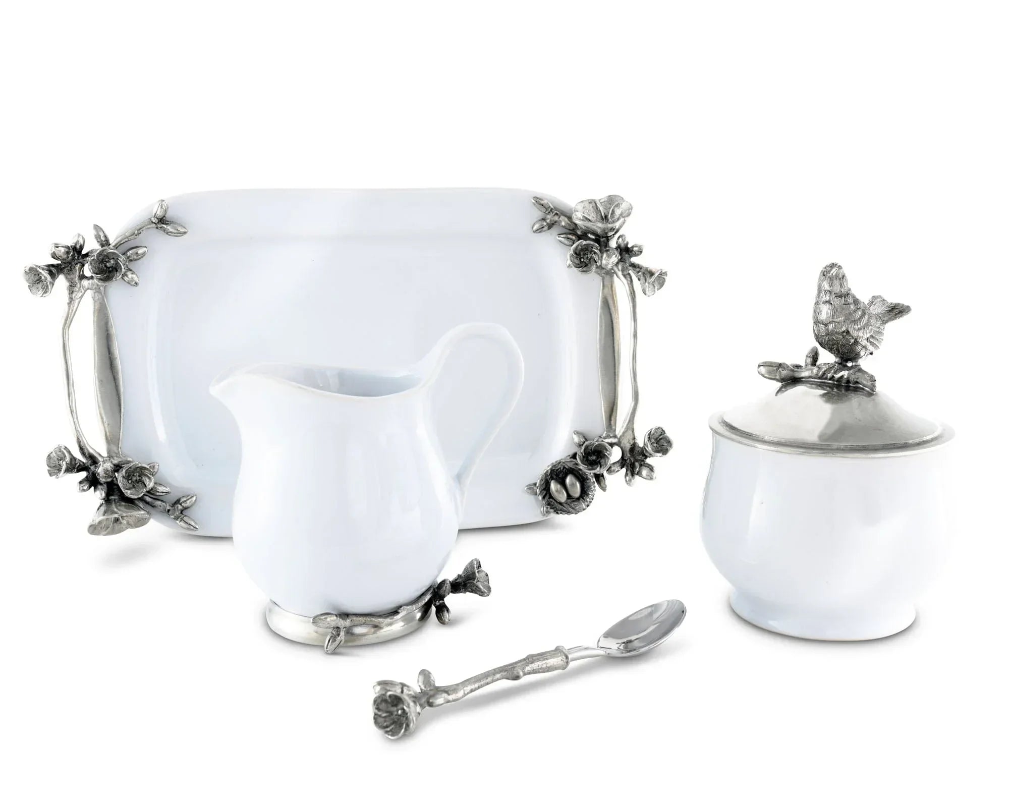 Stoneware Creamer Set - Song Bird - Thumbnail 4