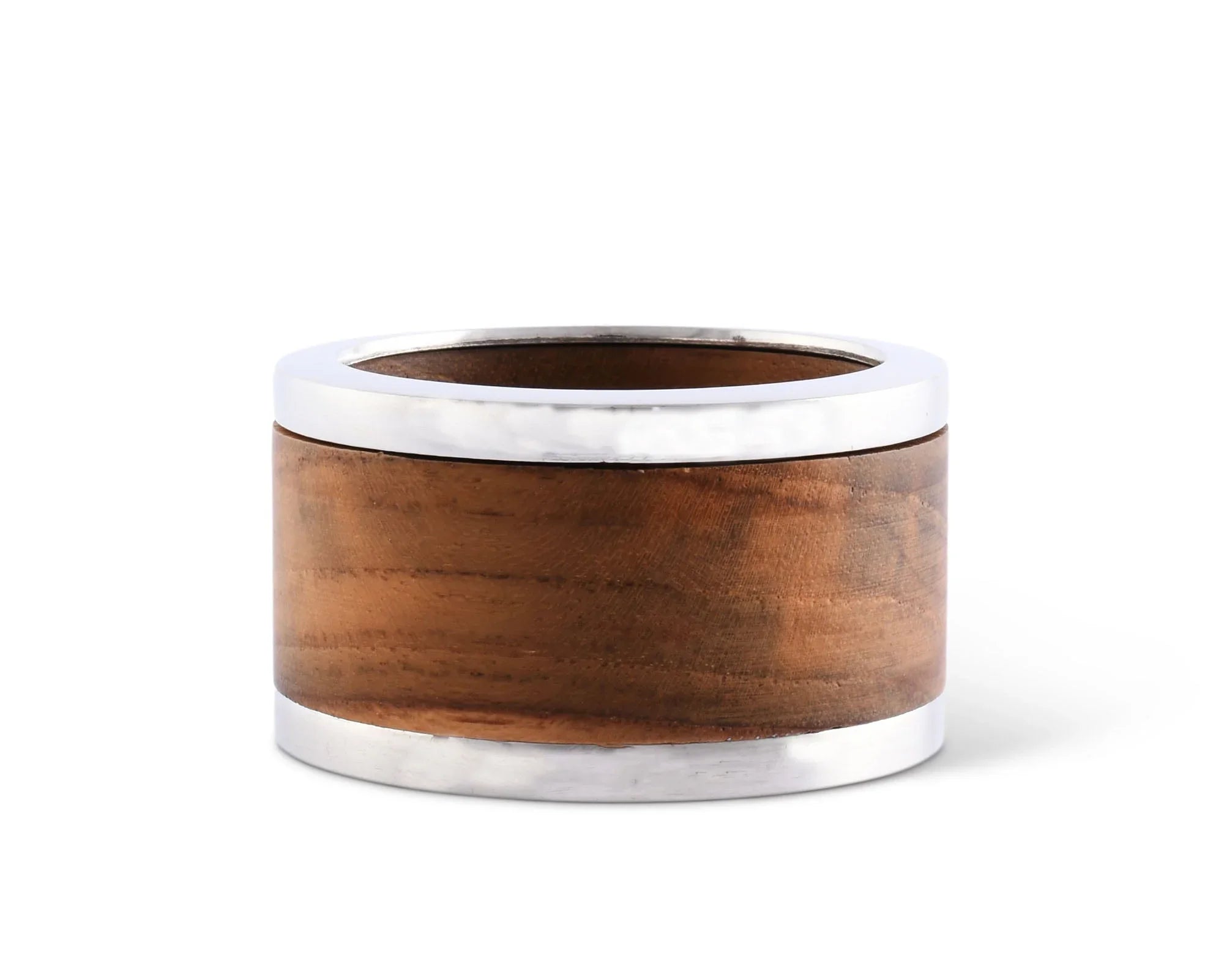 Modern Tribeca Teak Napkin Ring - The Mayfair Hall