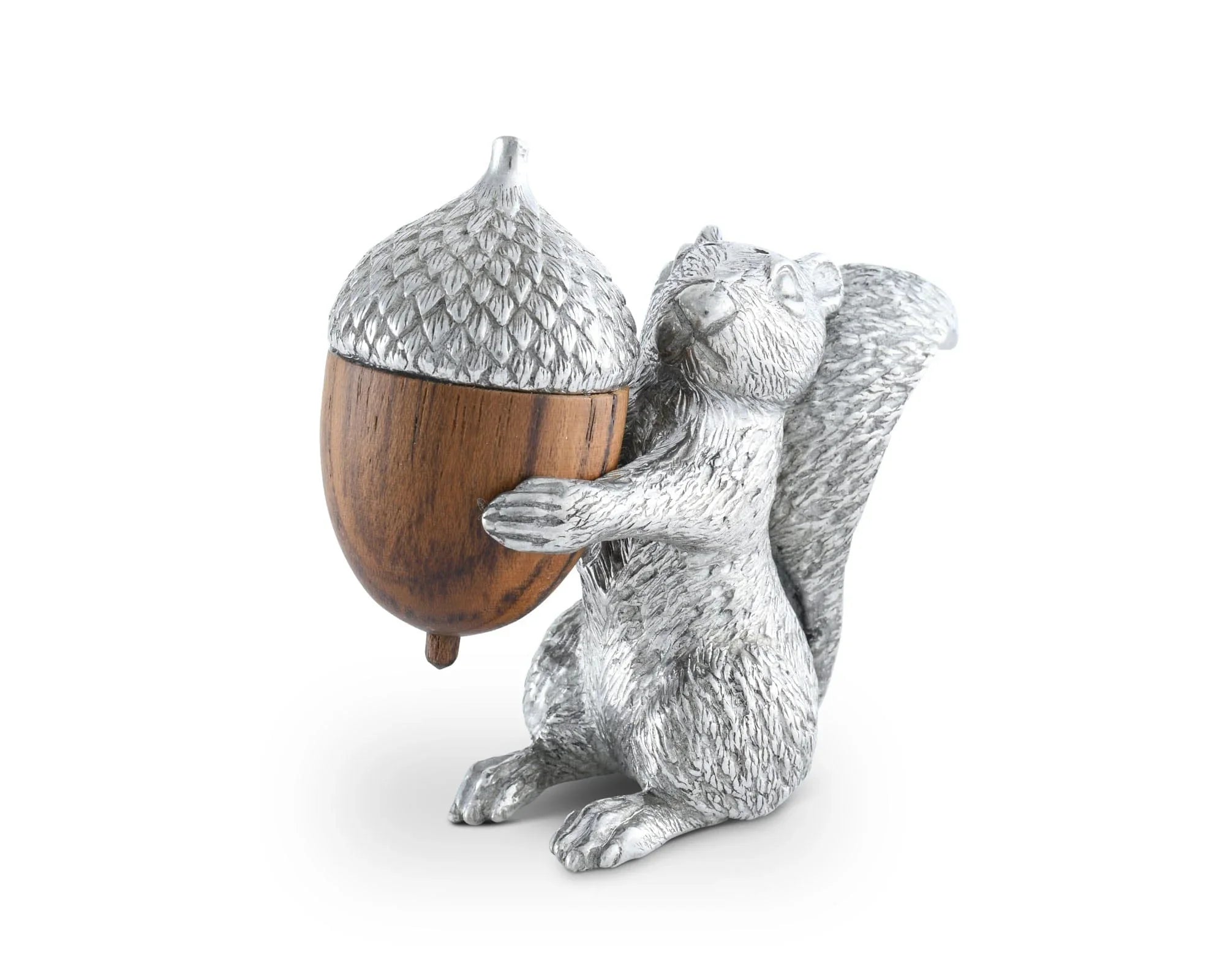 Squirrel with Wood Acorn Salt & Pepper Set - The Mayfair Hall