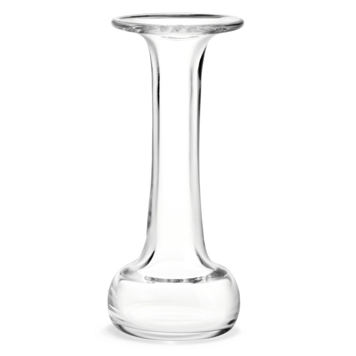 Holmegaard Old English Solitaire Vase, Clear, H: 5.3"