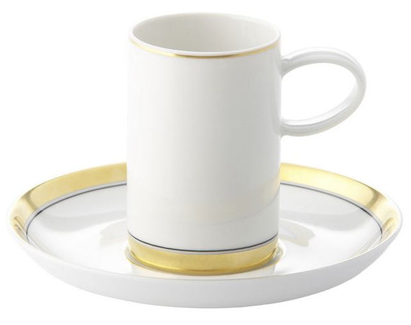Vista Alegre Domo Gold Coffee Cup & Saucer (Set of 4) - The Mayfair Hall