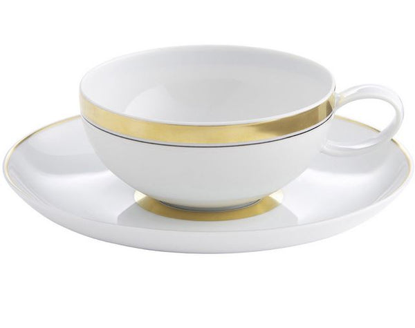 Vista Alegre Domo Gold Tea Cup & Saucer (Set of 4) - The Mayfair Hall