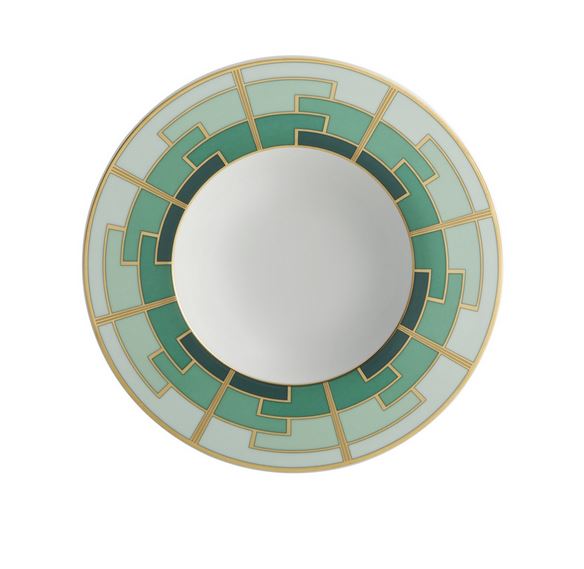 Vista Alegre Emerald Soup Plate - The Mayfair Hall