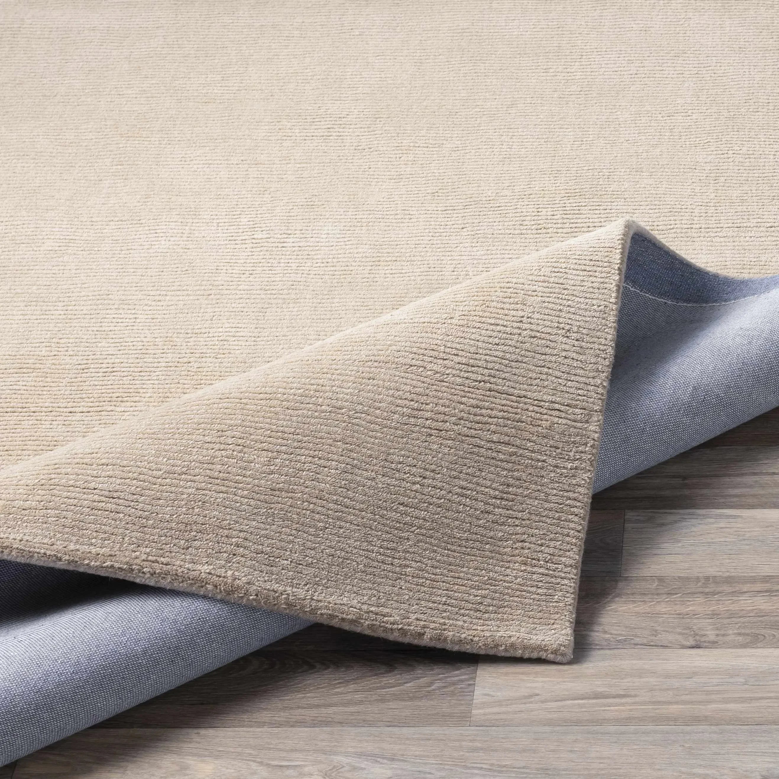 Brockton Wool Rug in Tan