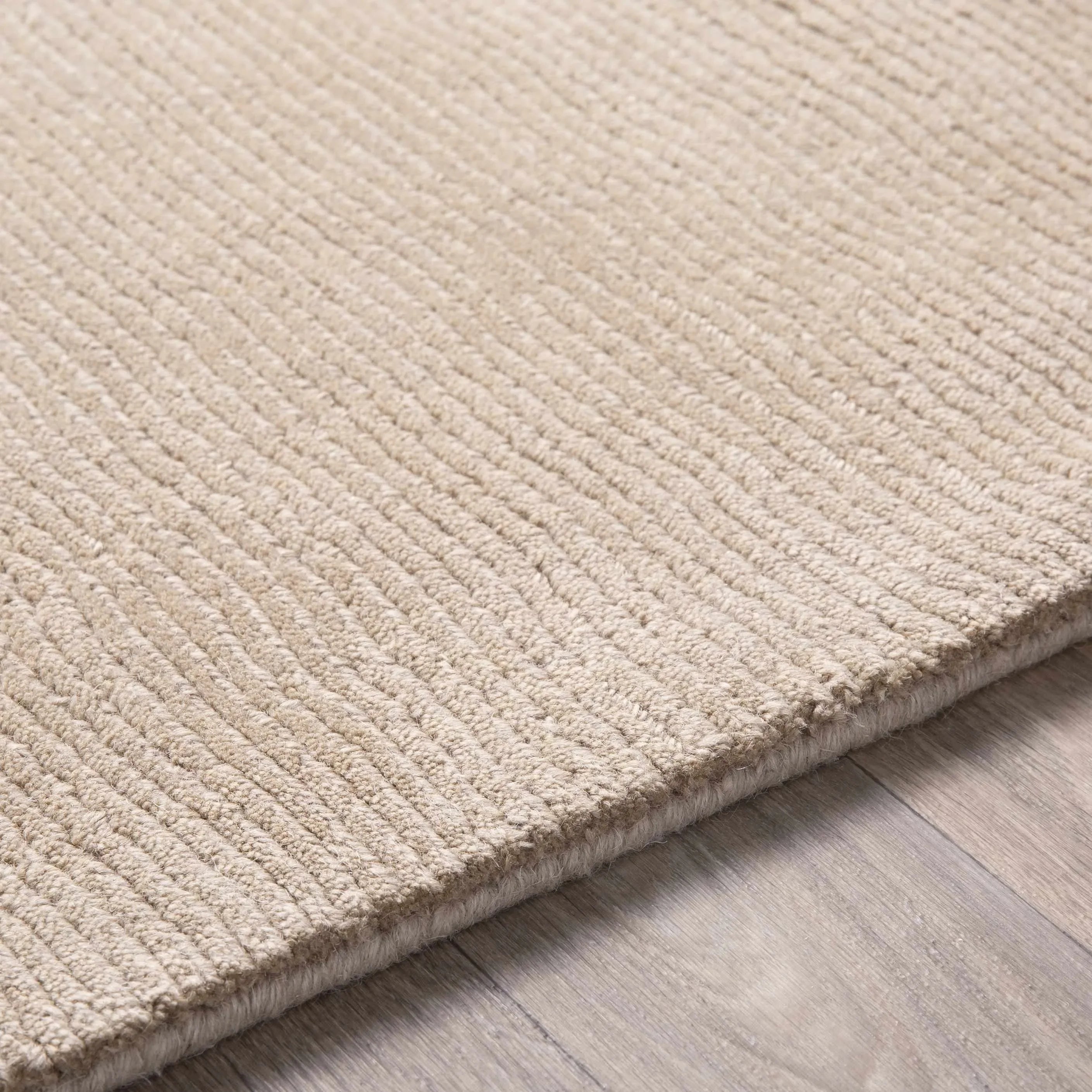 Brockton Wool Rug in Tan