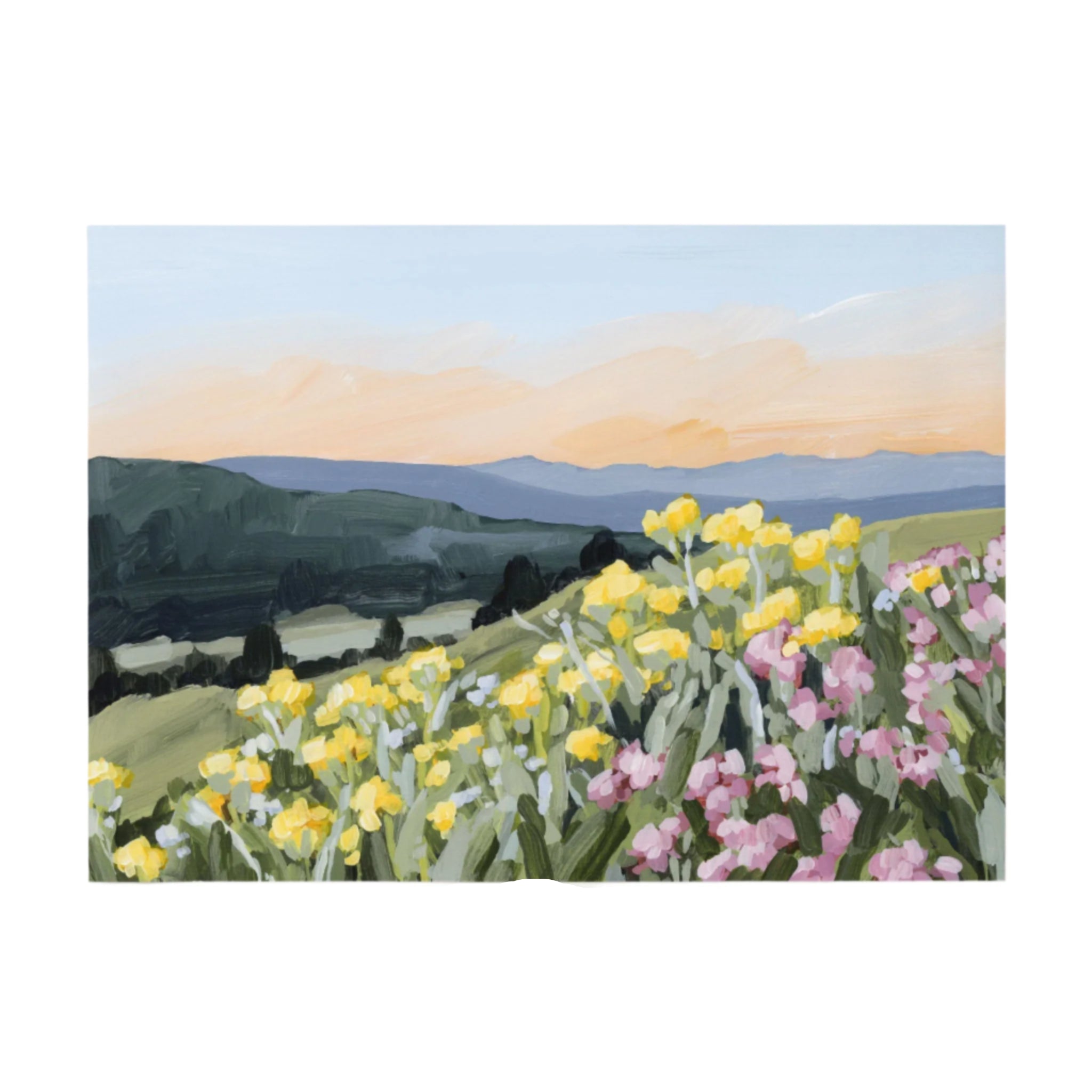 "Wasatch Wildflowers" Art Print