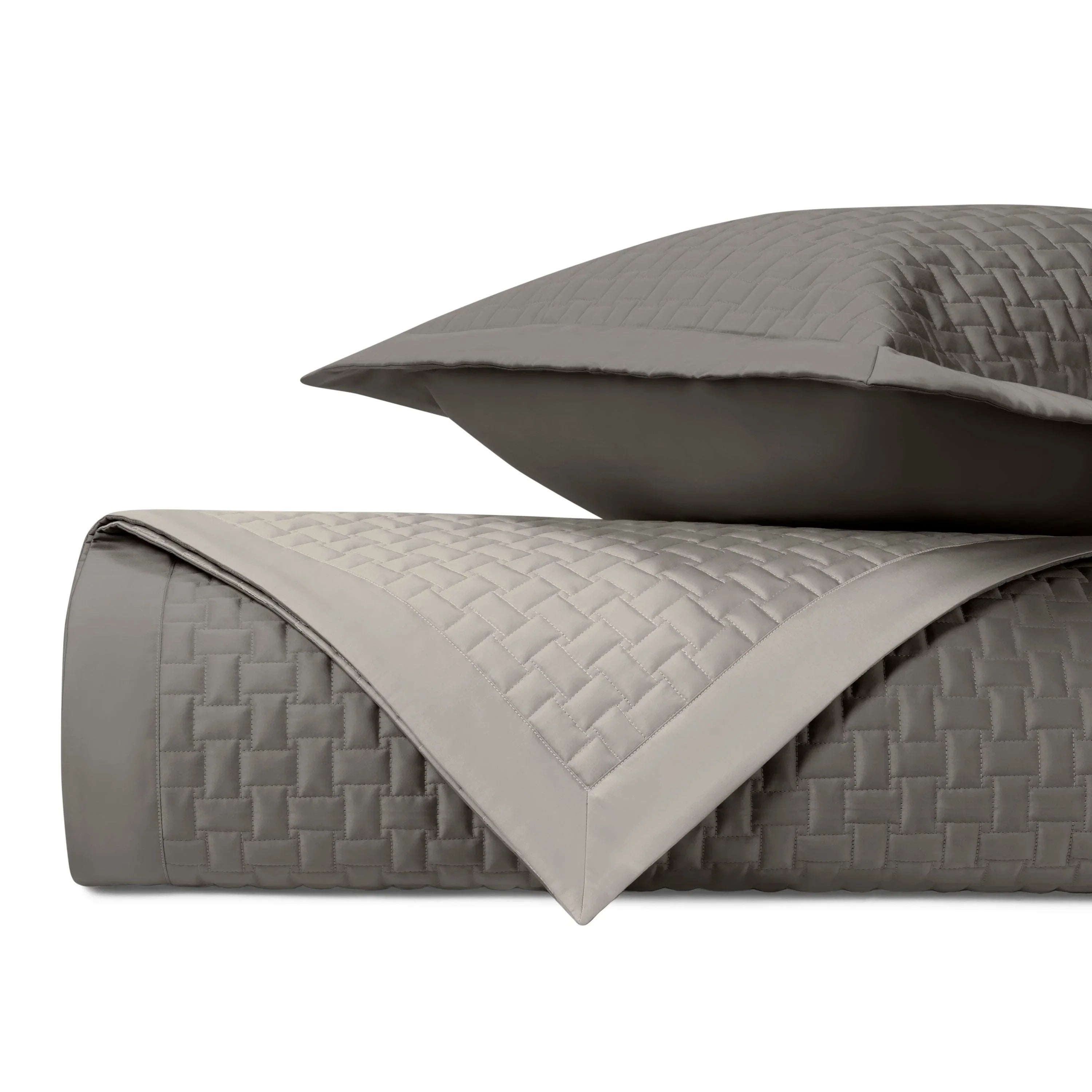Stella Quilted Coverlet (Euro) Set - The Mayfair Hall