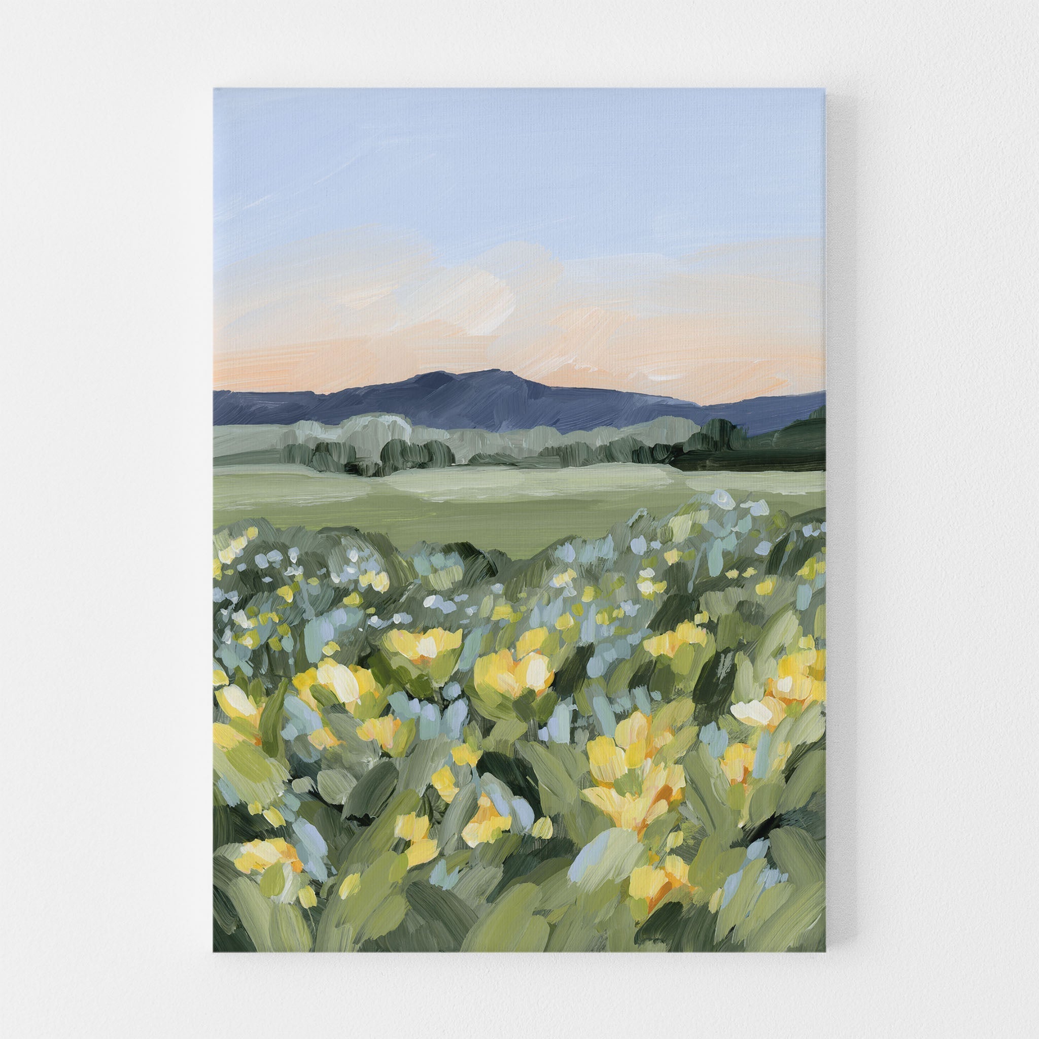 "Yellow Fields" Art Print