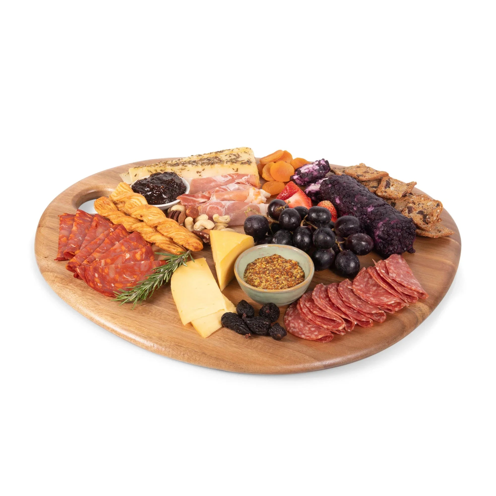 Pebble Shaped Acacia Serving Board 18" x 15" - The Mayfair Hall